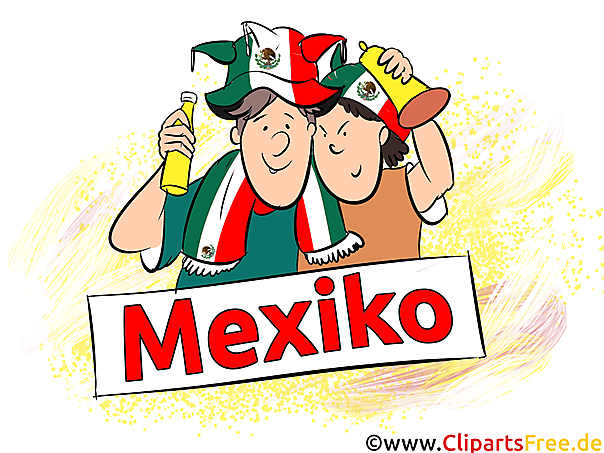 Witzige Fans auf Fussballstadion Cartoon