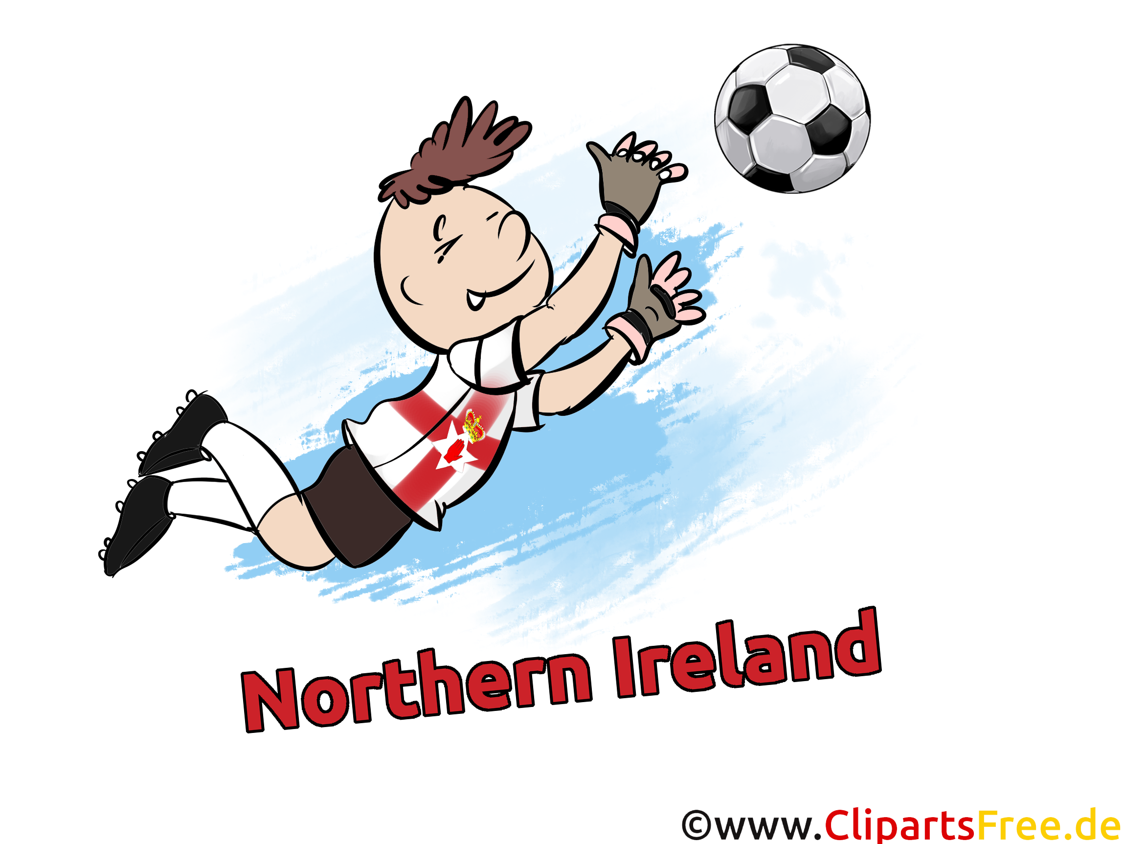 Fussballtorwart Clip Art Fussball EM und WM gratis