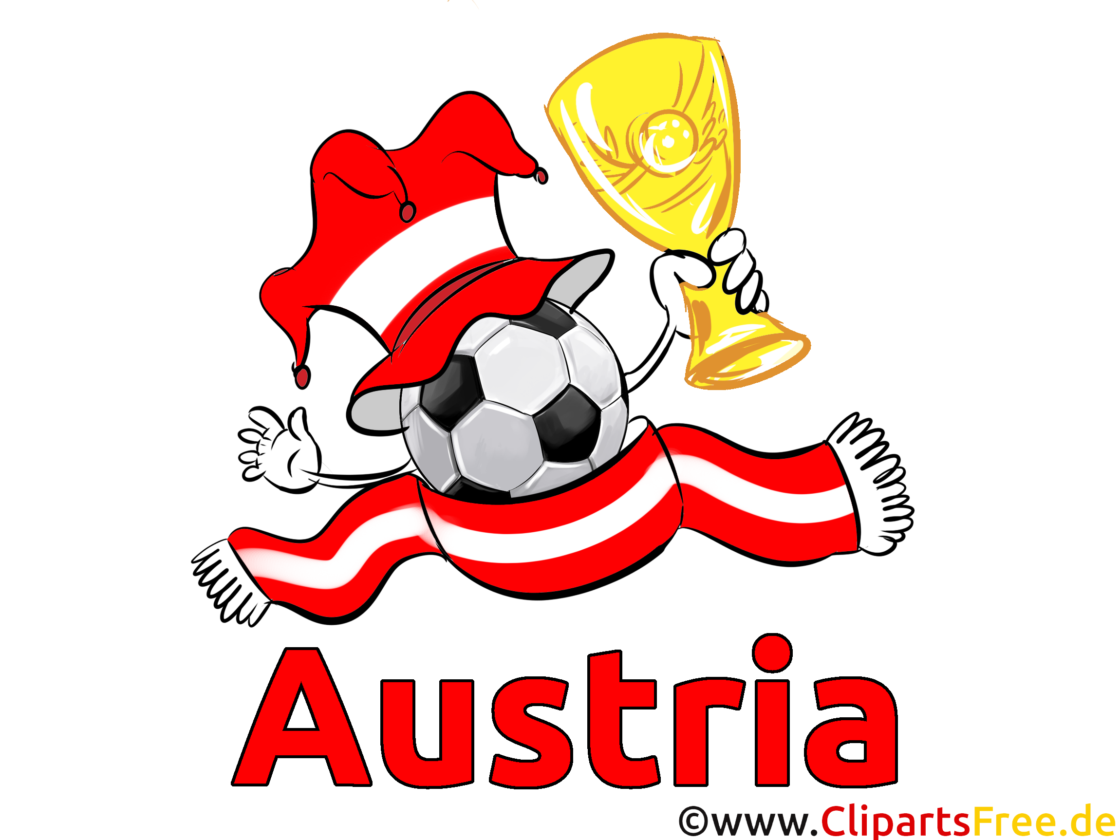 Fussball Clipart Pokal Österreich