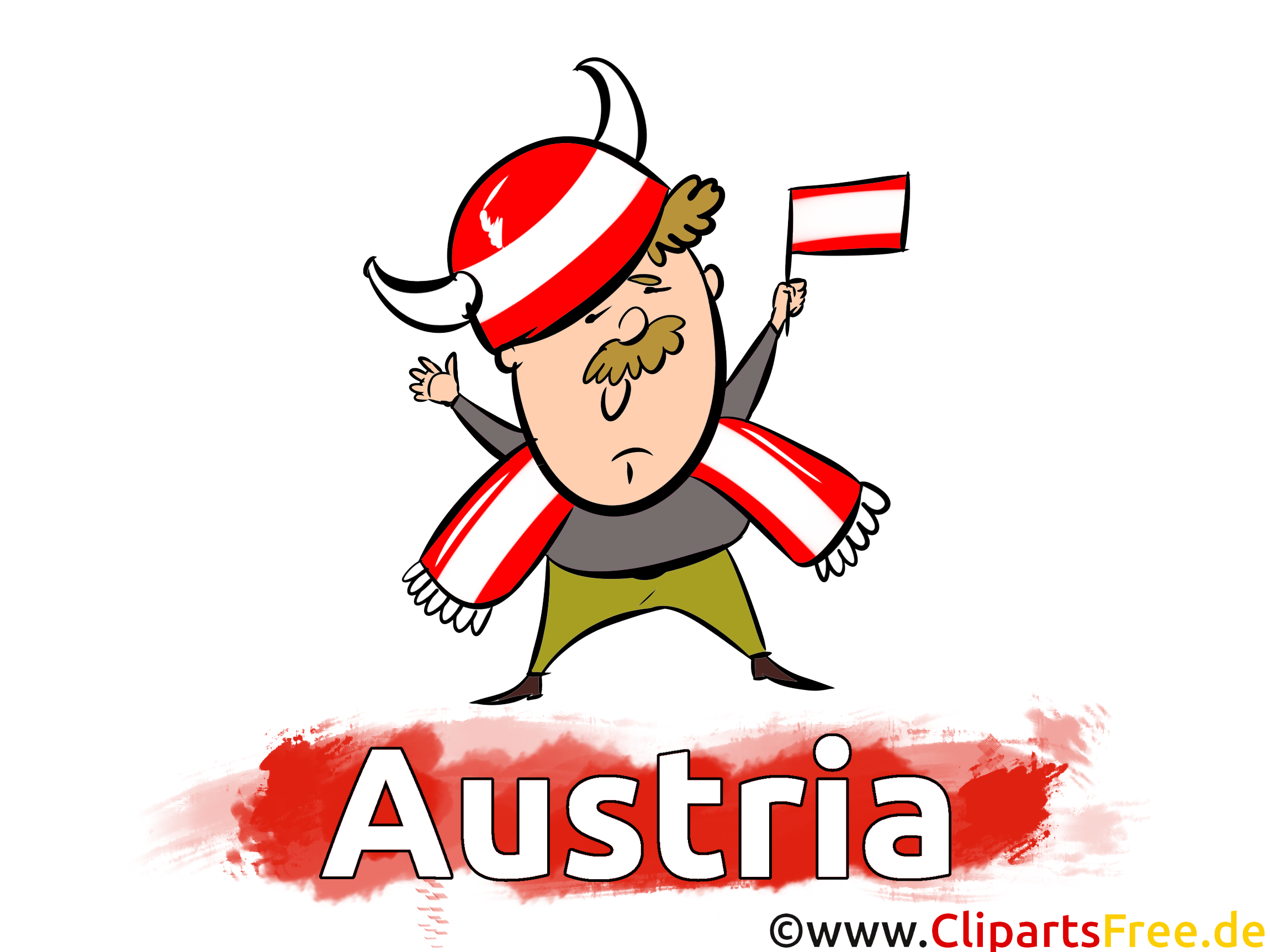 Österreich Sport Clipart-Bilder kostenlos