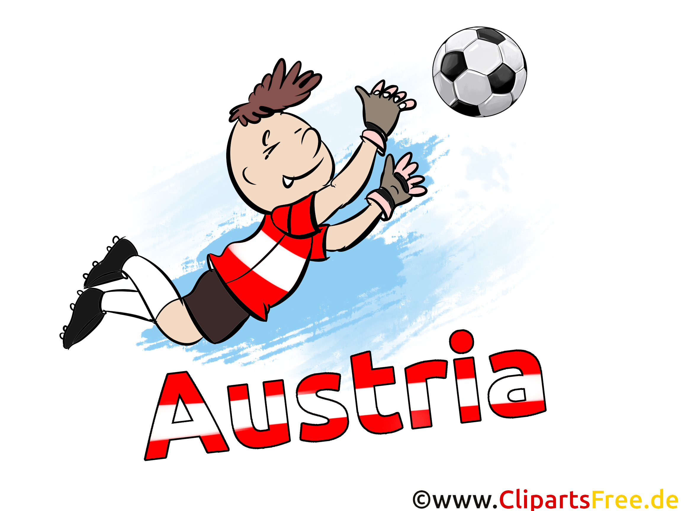 Torwart Clipart kostenlos Österreich