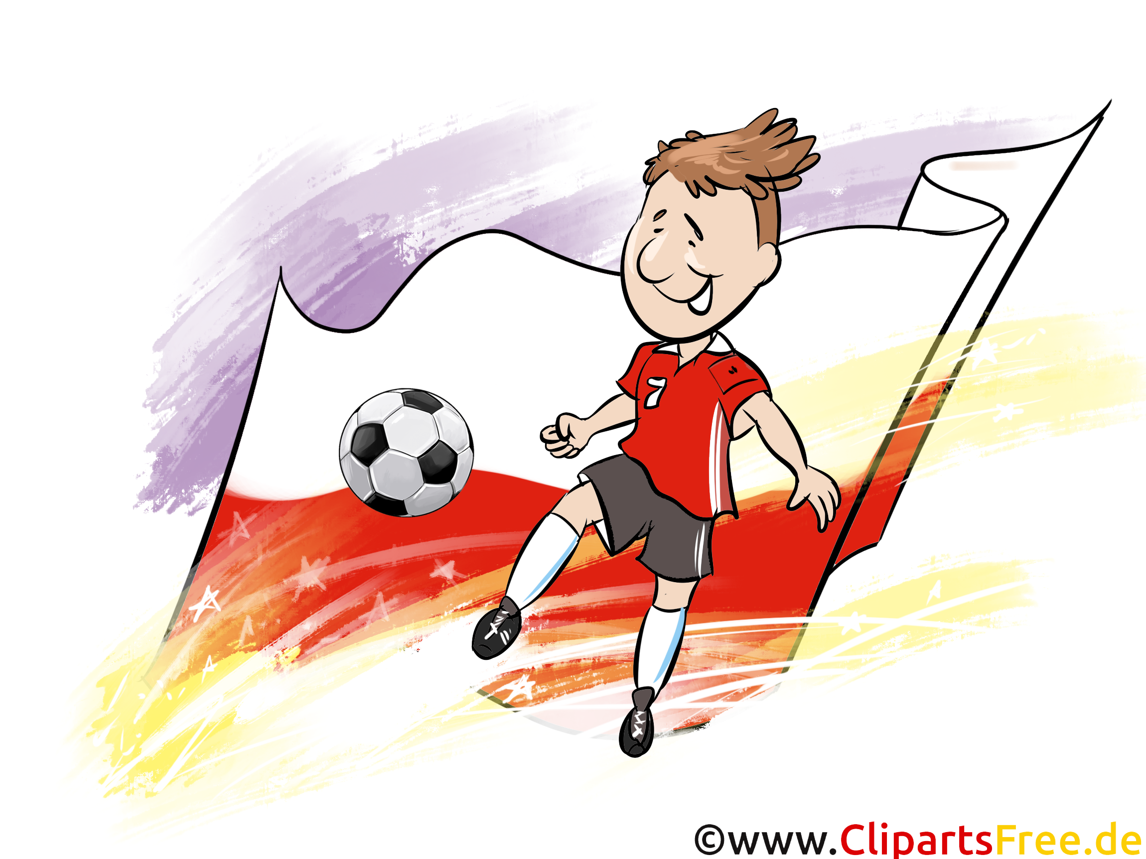 Poland EURO Clipart Image free
