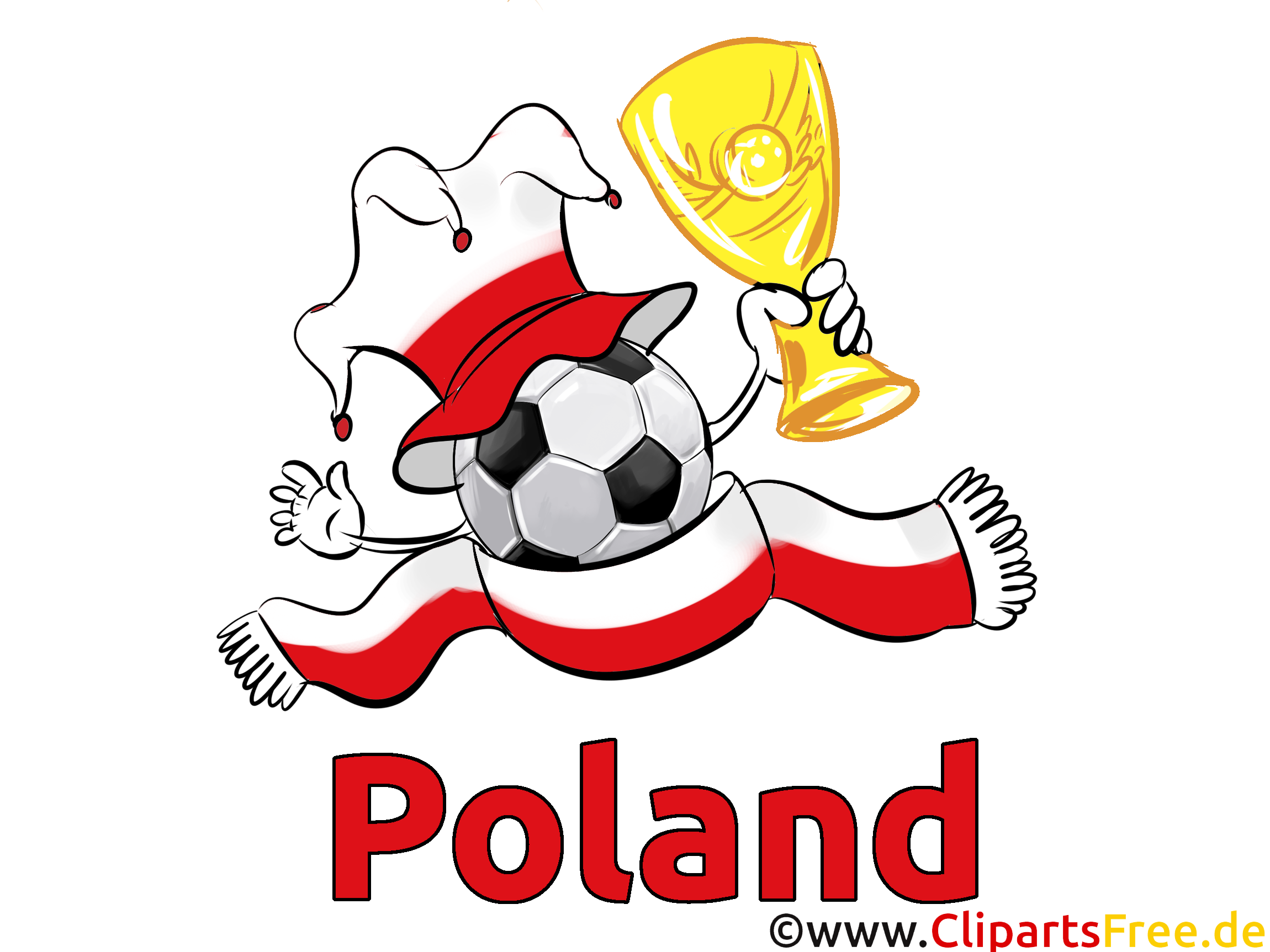 Poland Football Clipart free