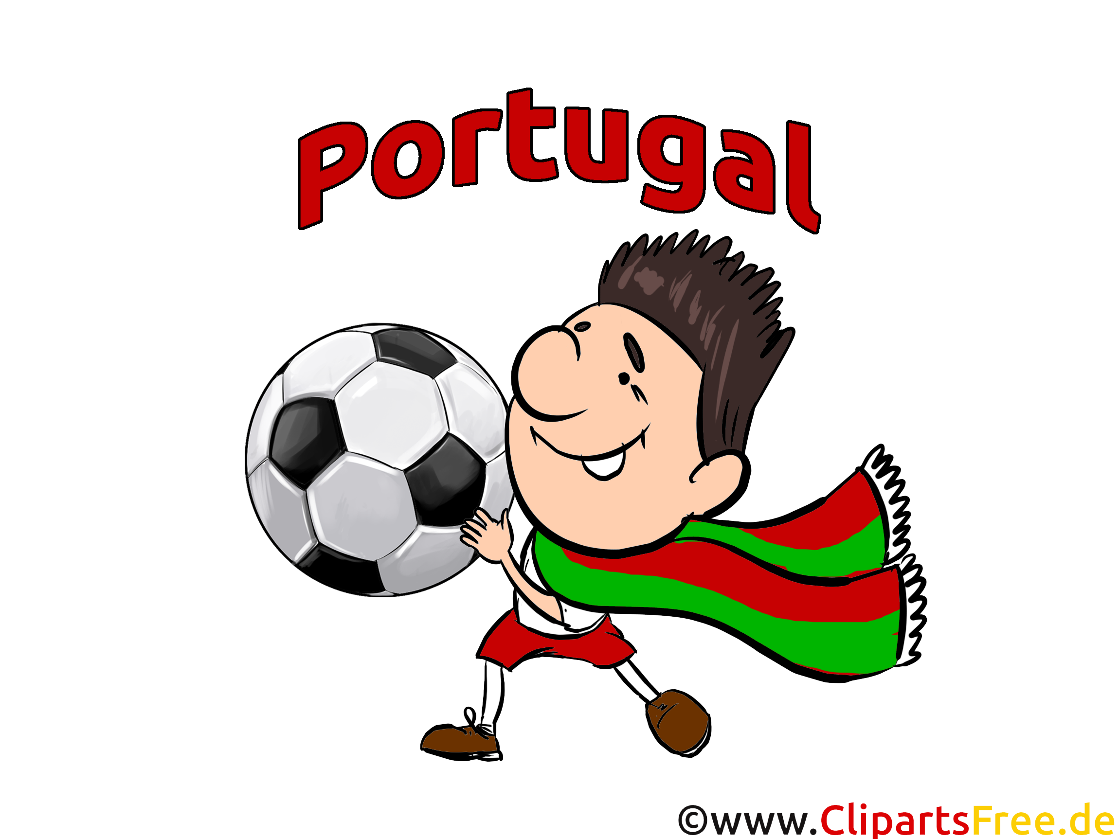 Portugal Fussball EM und WM Bild gratis