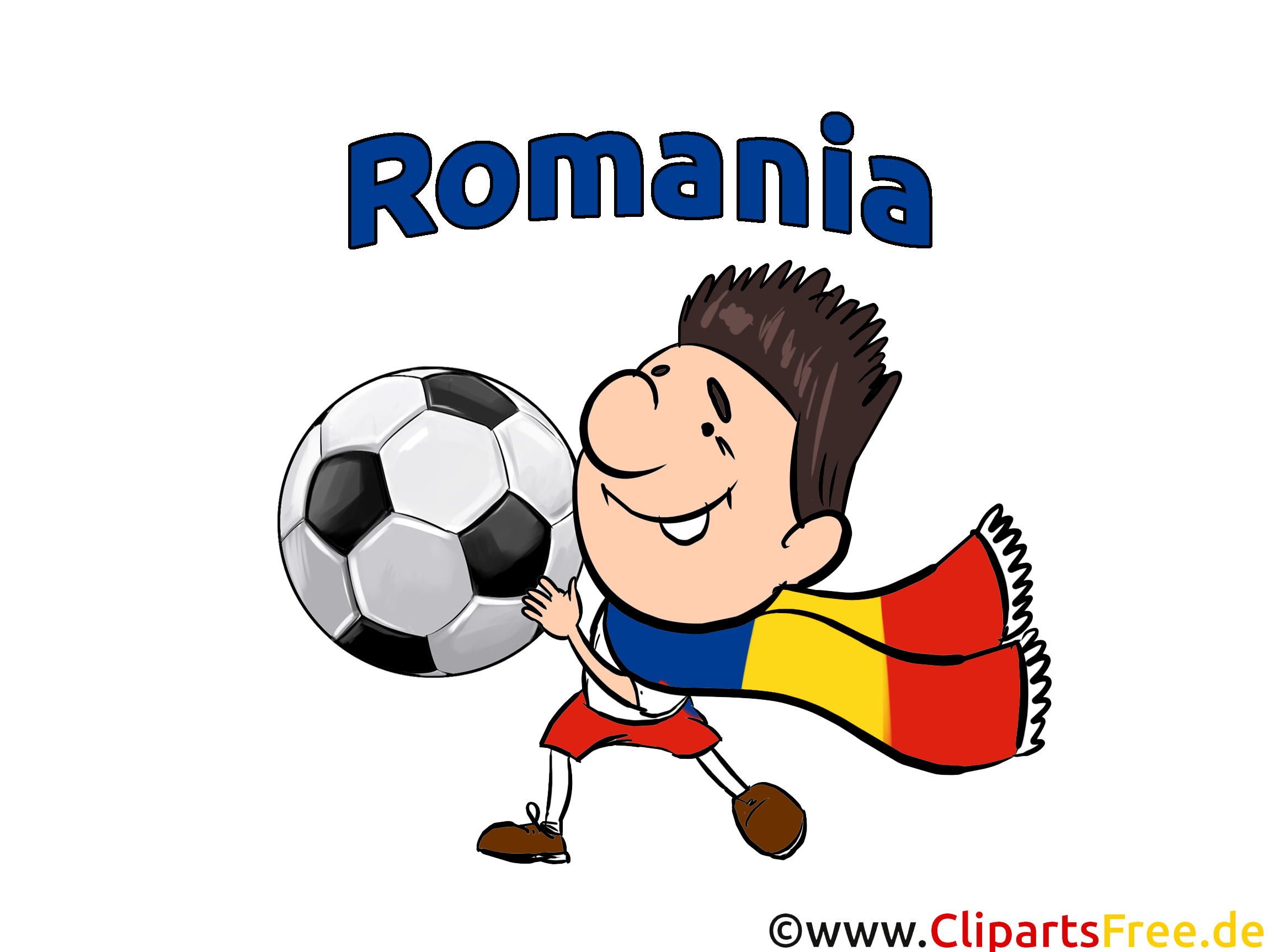 Romaina Soccer Clip Art free