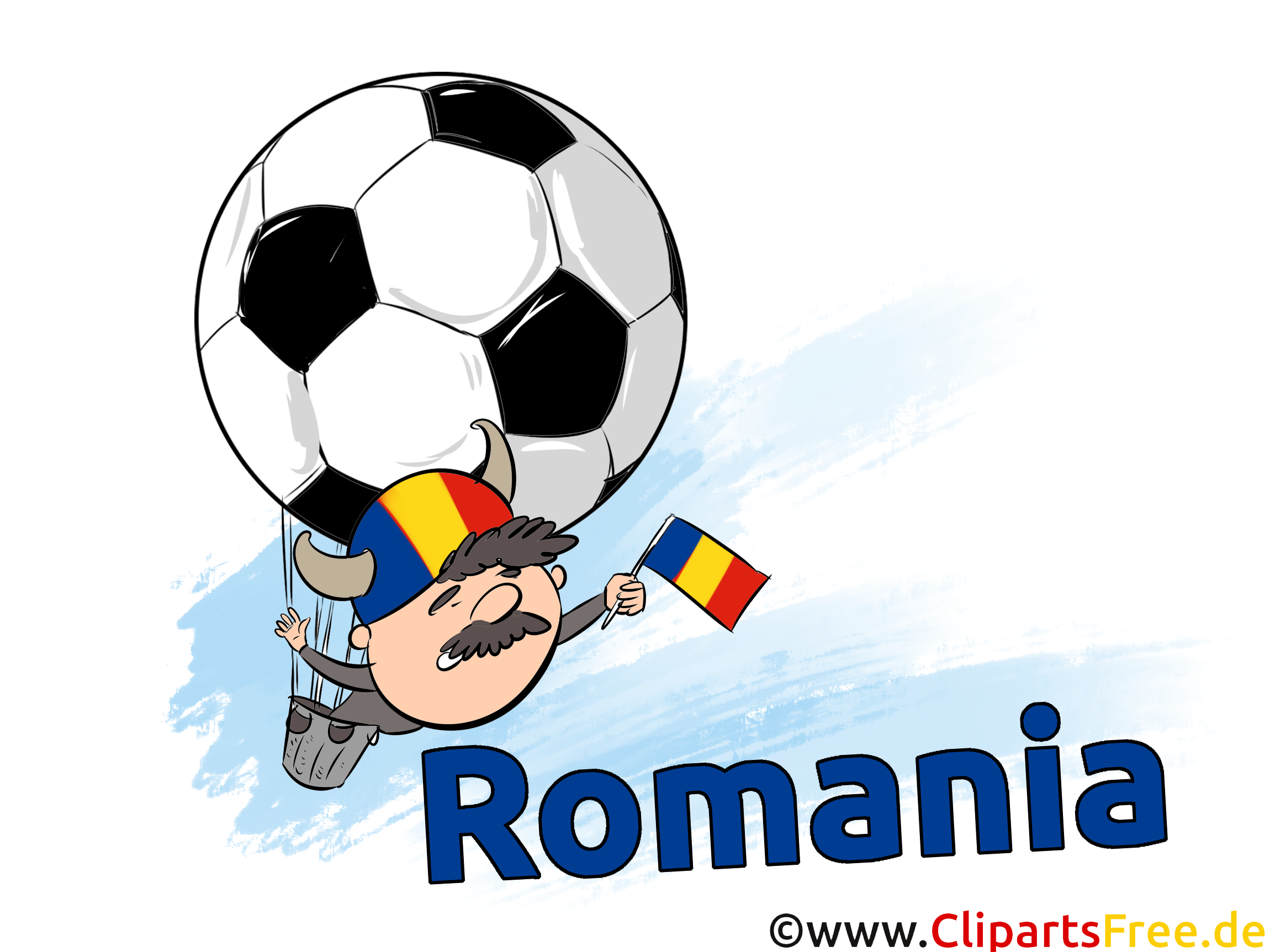 Rumänien Clipart Fussball kostenlos