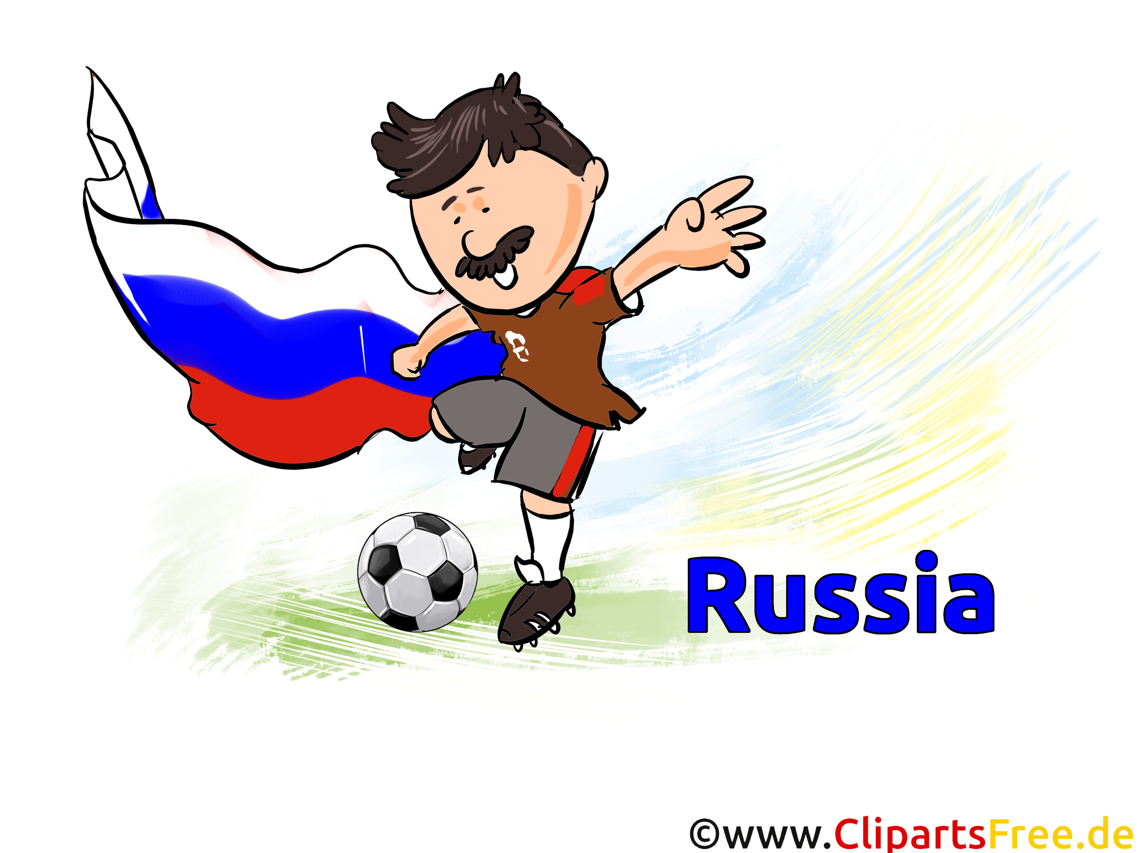 Russia Clip Art Image Football free