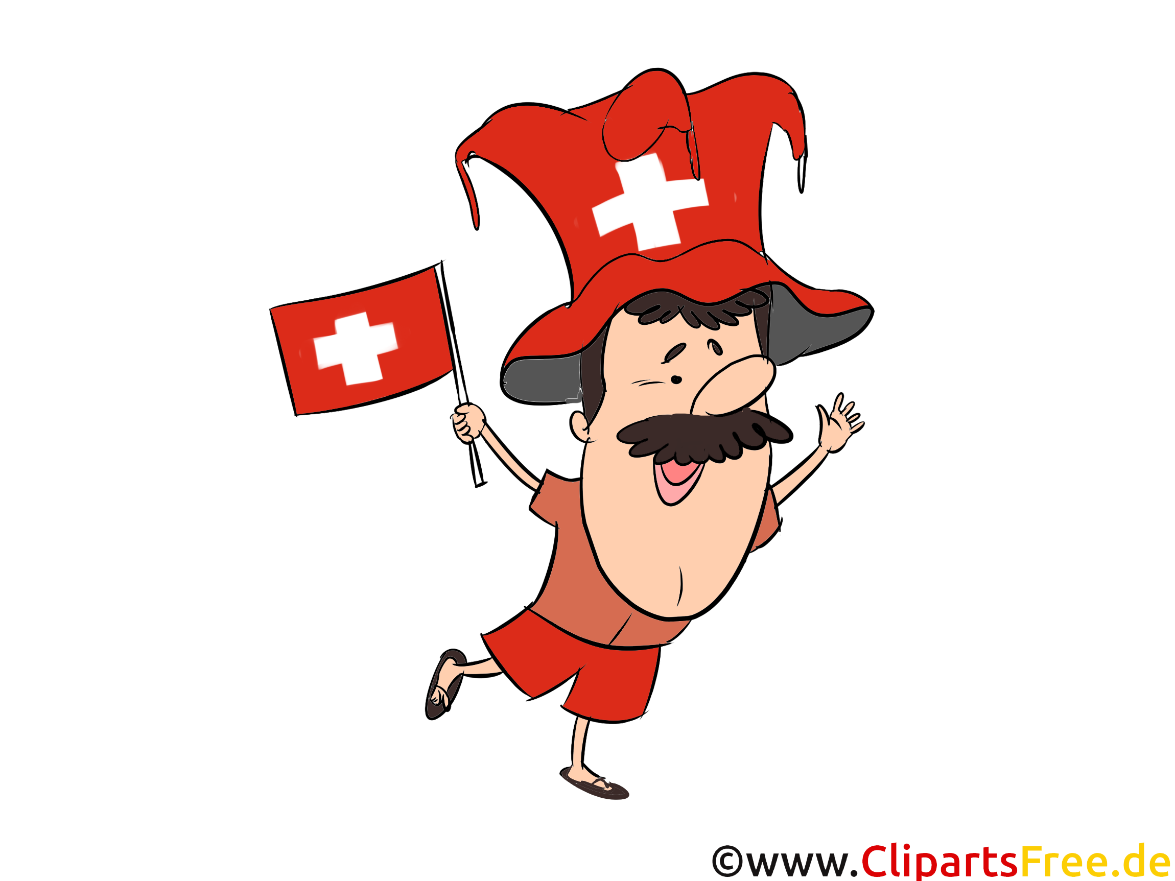 Sportfan Clipart-Bilder kostenlos