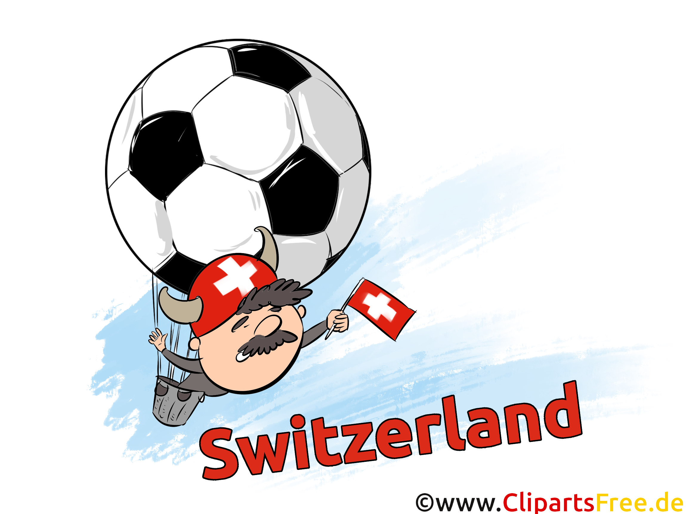 Switzerland Clip Art Image Football free