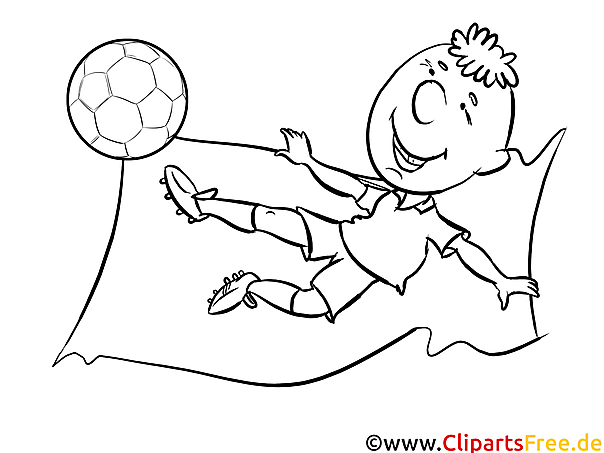 Fussballtorwart Bild zum Malen