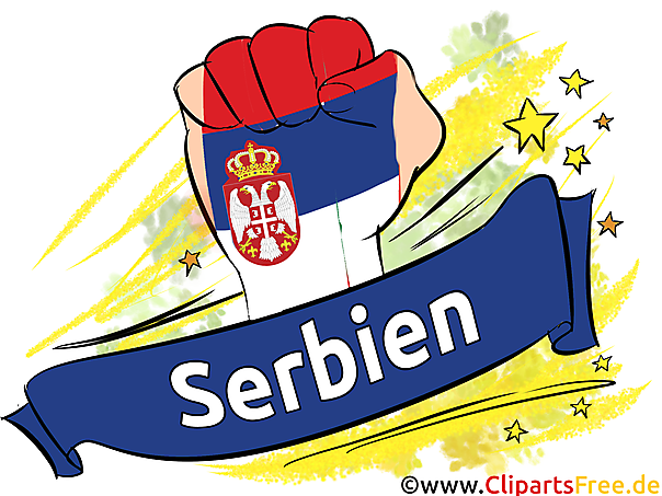 Serbien Clipart