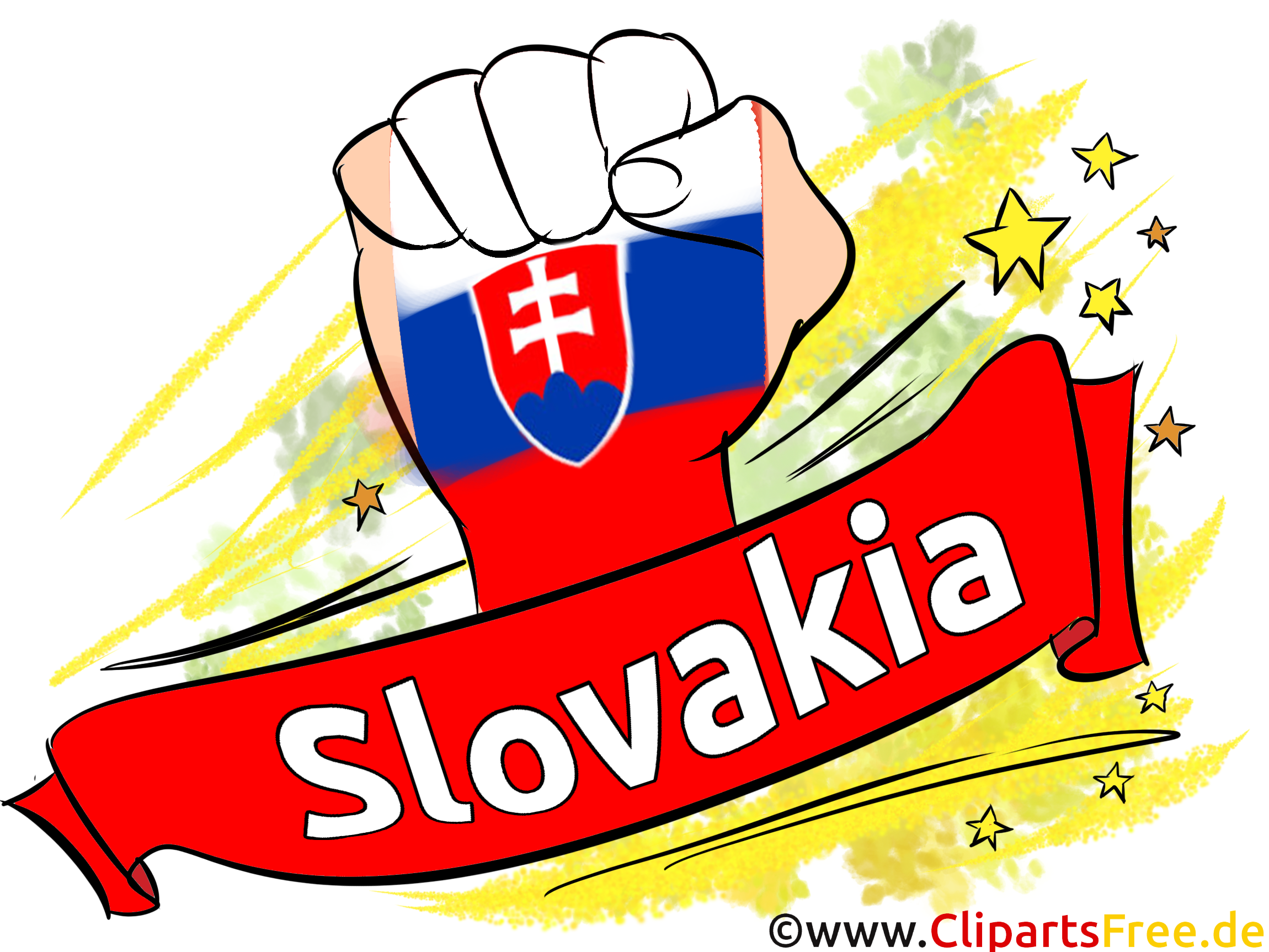 Slovakia Sport Football Clipart free