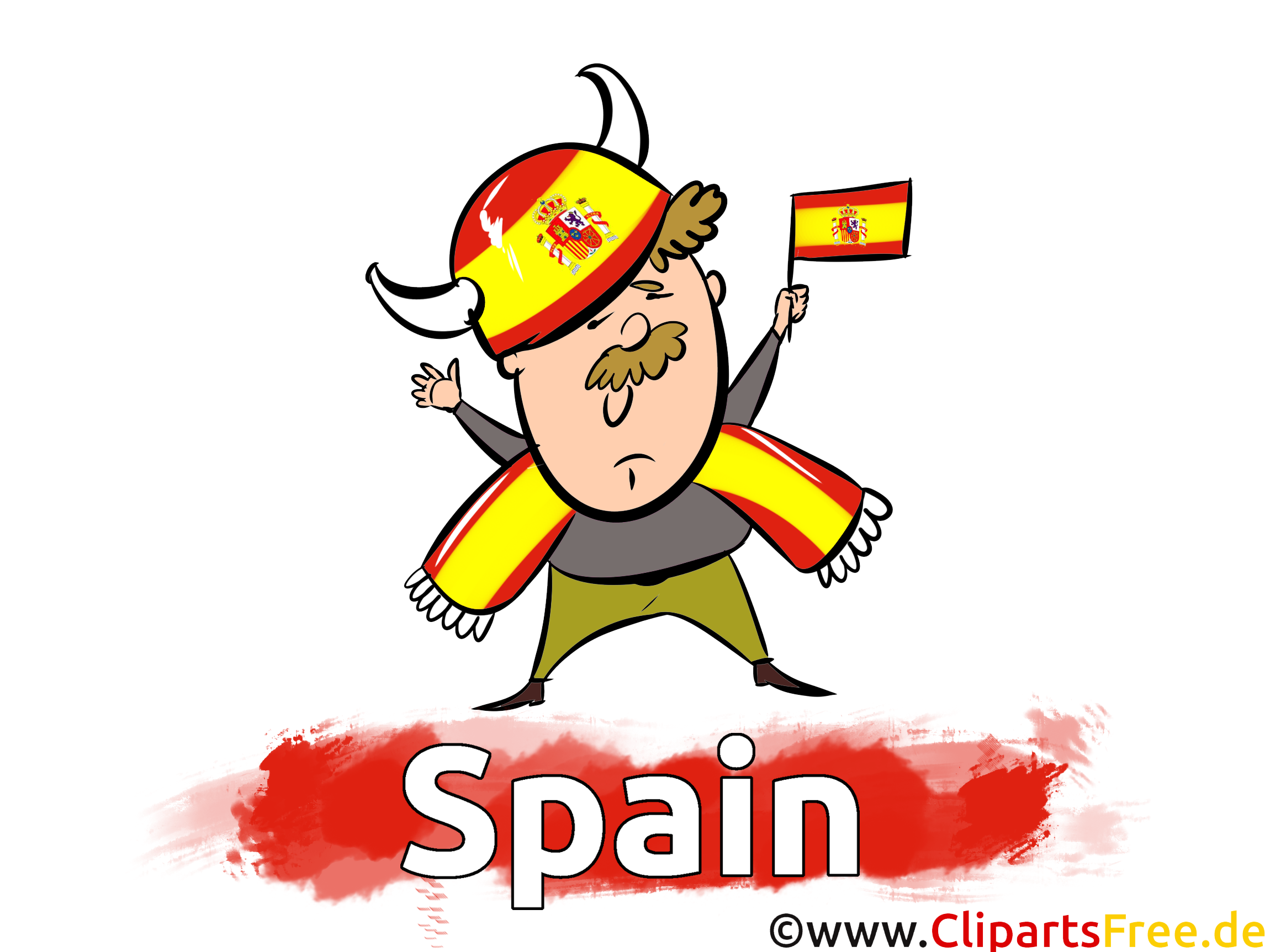 Fussball Weltmeisterschaft  Bilder Spanien
