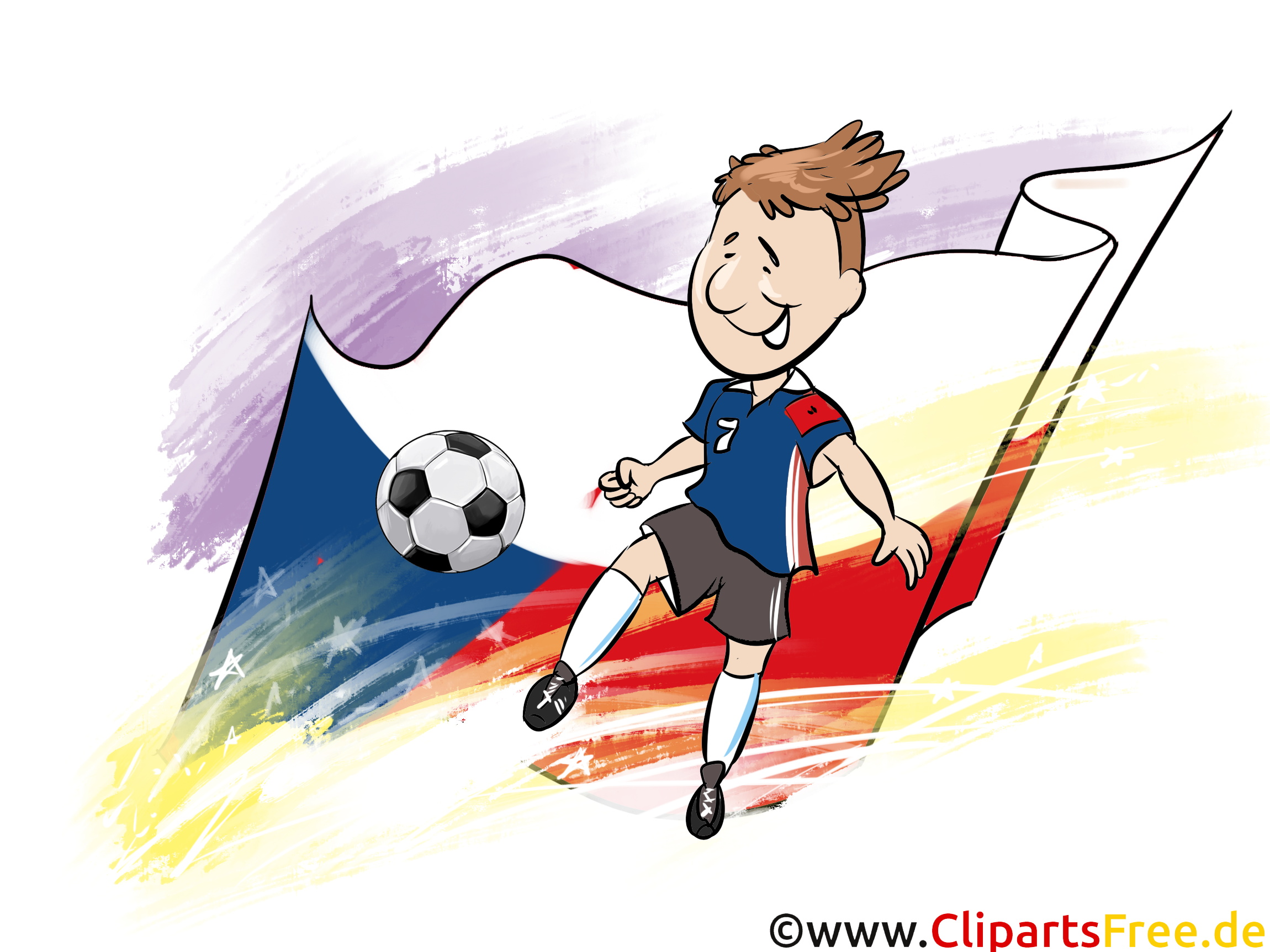 Czech Republic Clip Art Image Football free