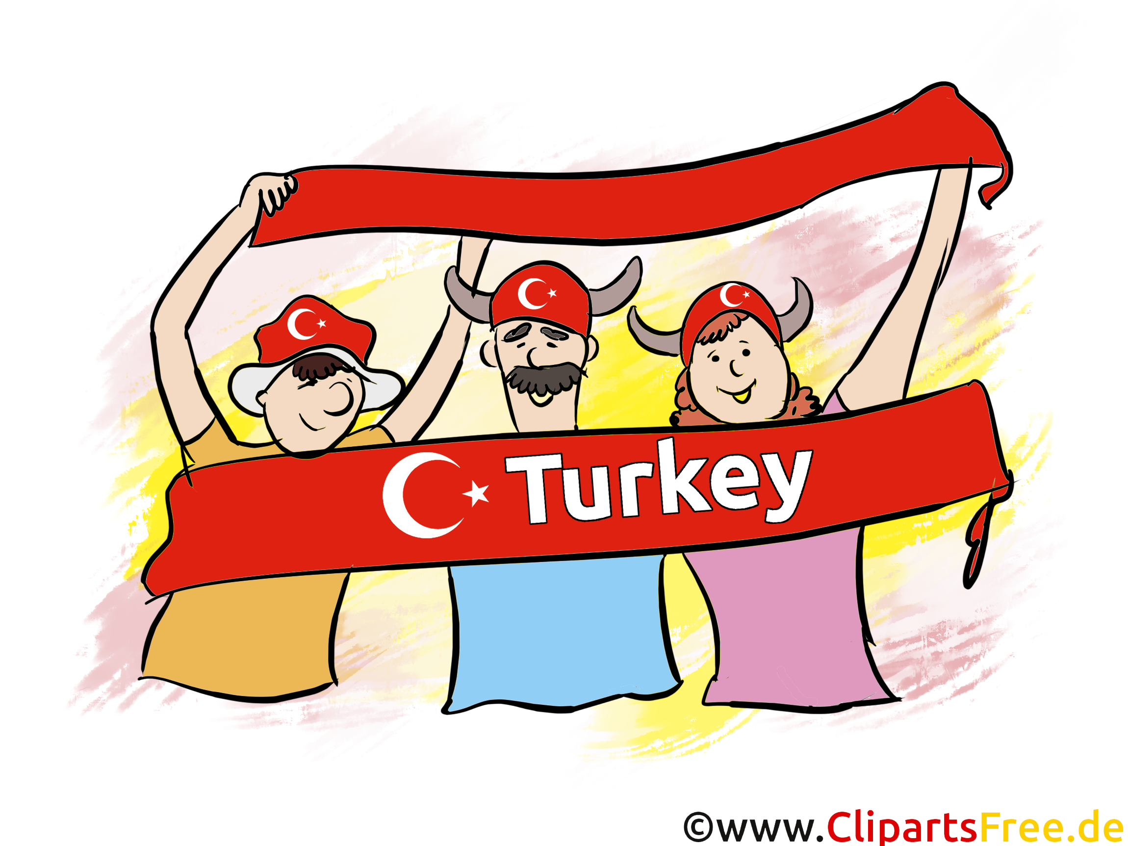Türkische Fussballfans Bilder gratis