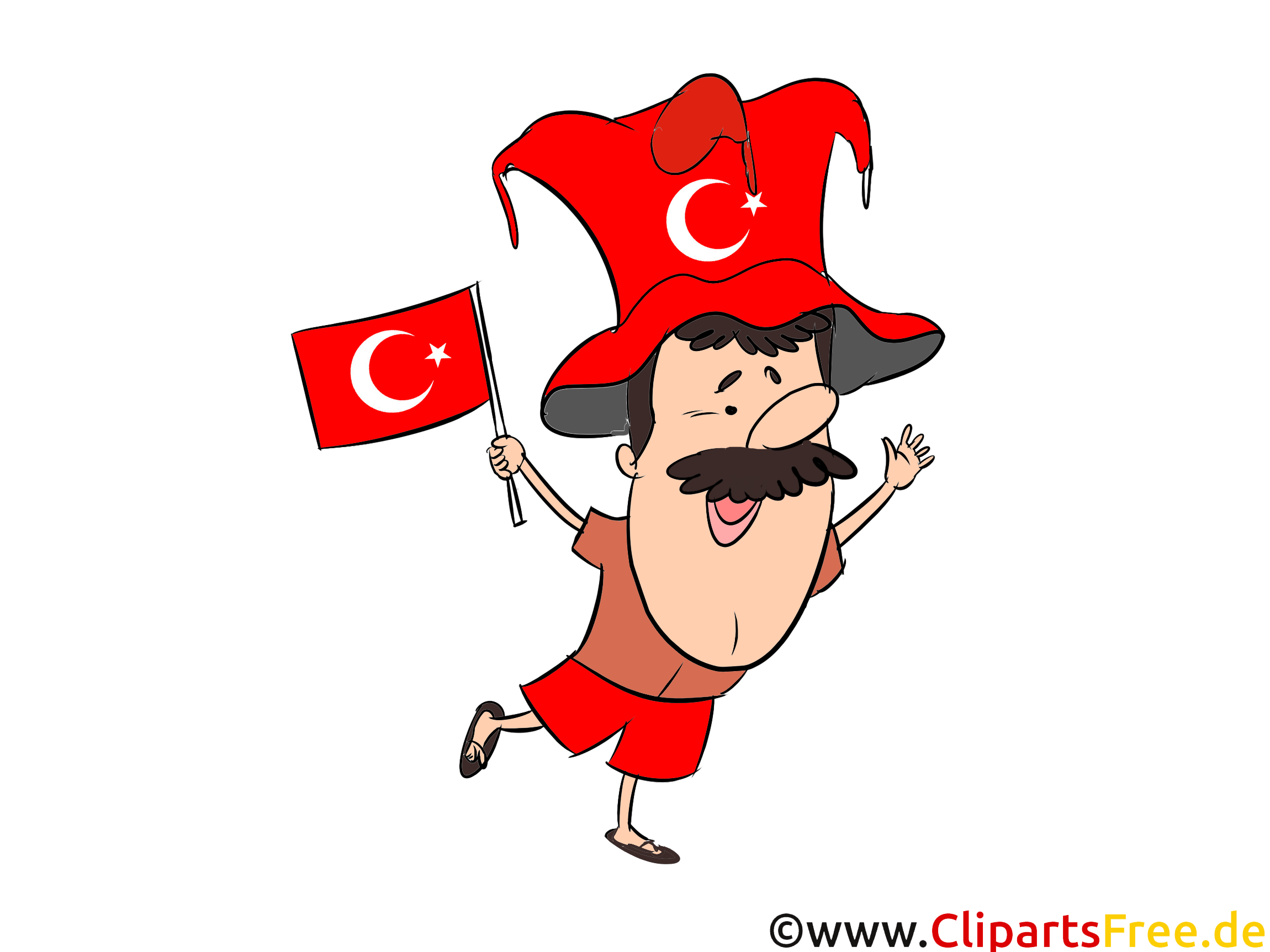 Turkish Sport Fan Image, Picture, Clipart