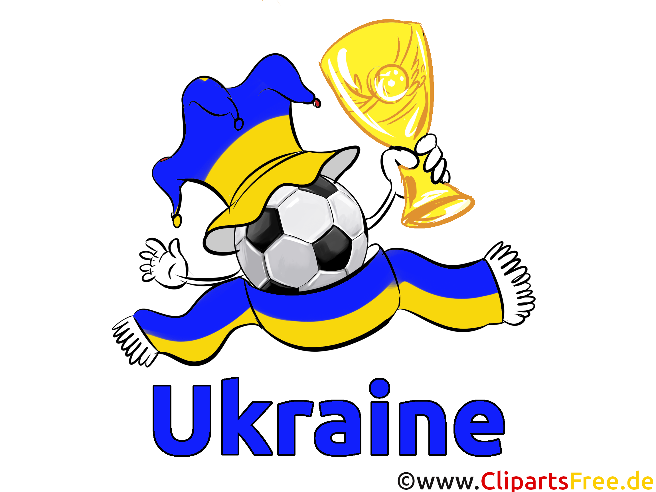 Fussball-Pokal Ukraine Euro Bilder