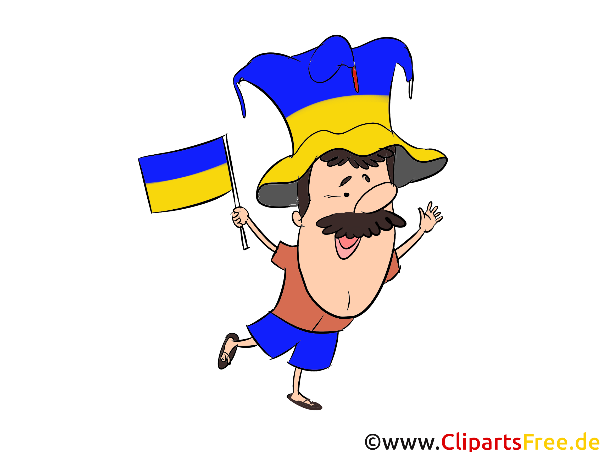 Fussball Grafik, Bild zu EM und WM