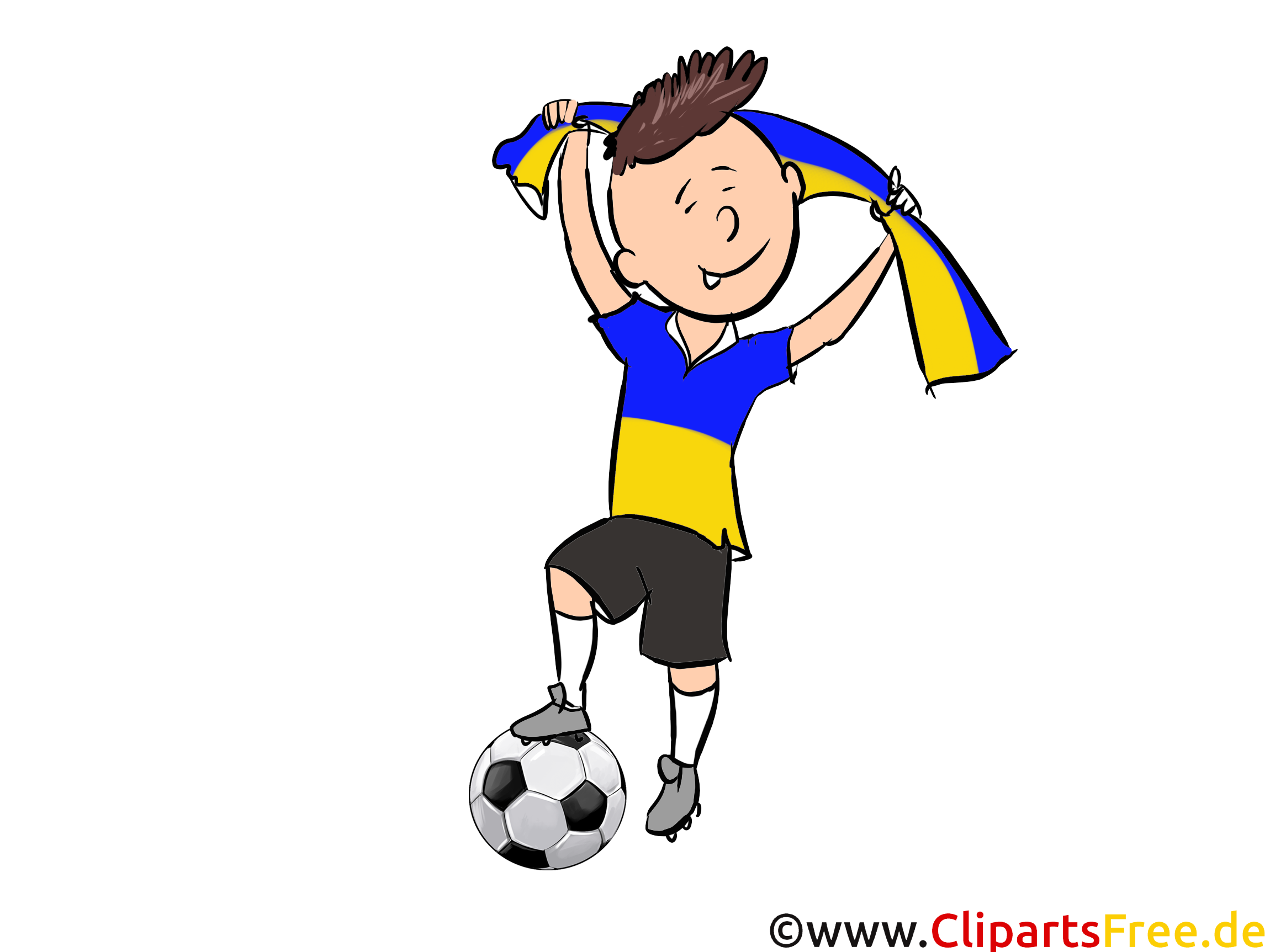 Ukraine Clipart Fussball Bild zu EM und WM