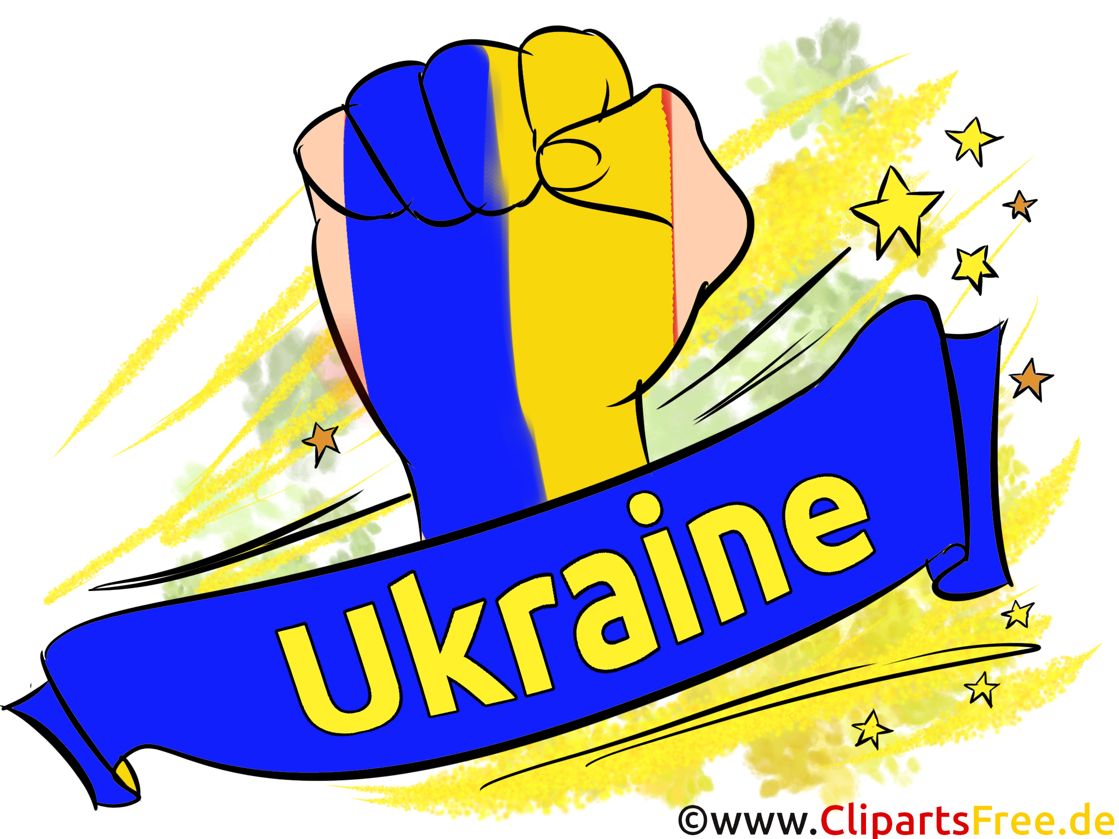 Ukraine Sport Clipart kostenlos