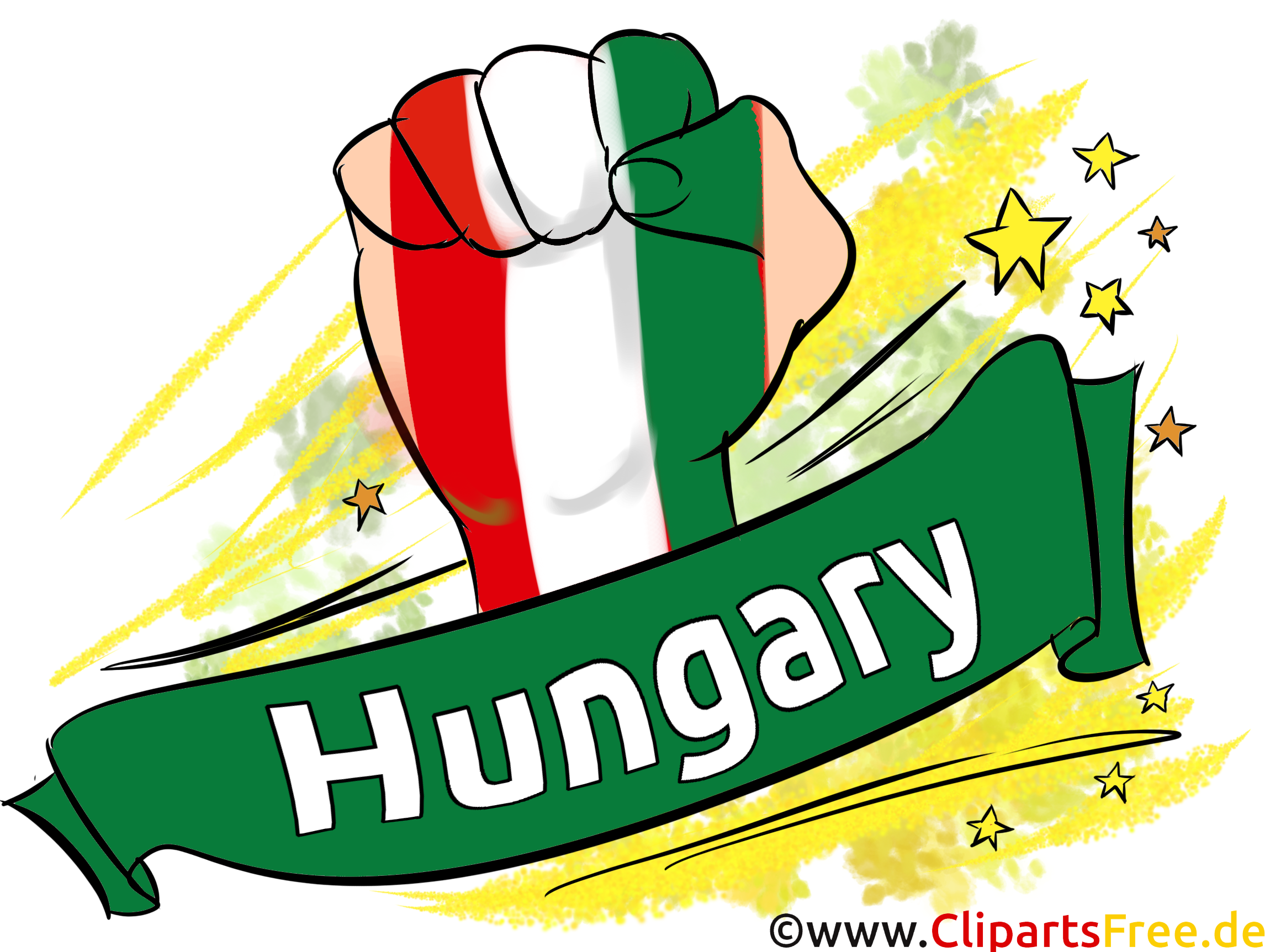 Ungarn Sport Grafik, Bild, Illustration gratis