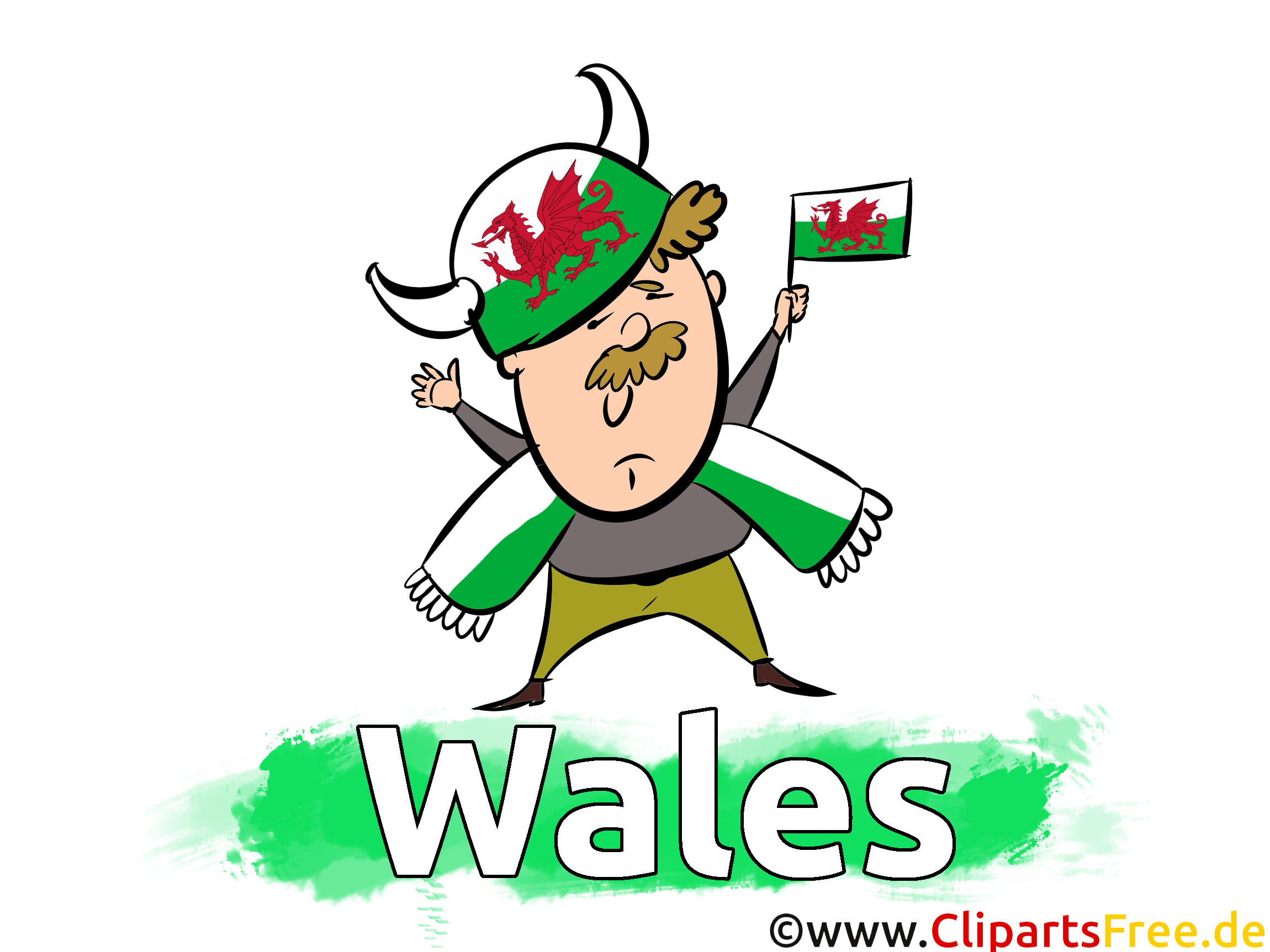 Wales Clipart Sport Bilder kostenlos