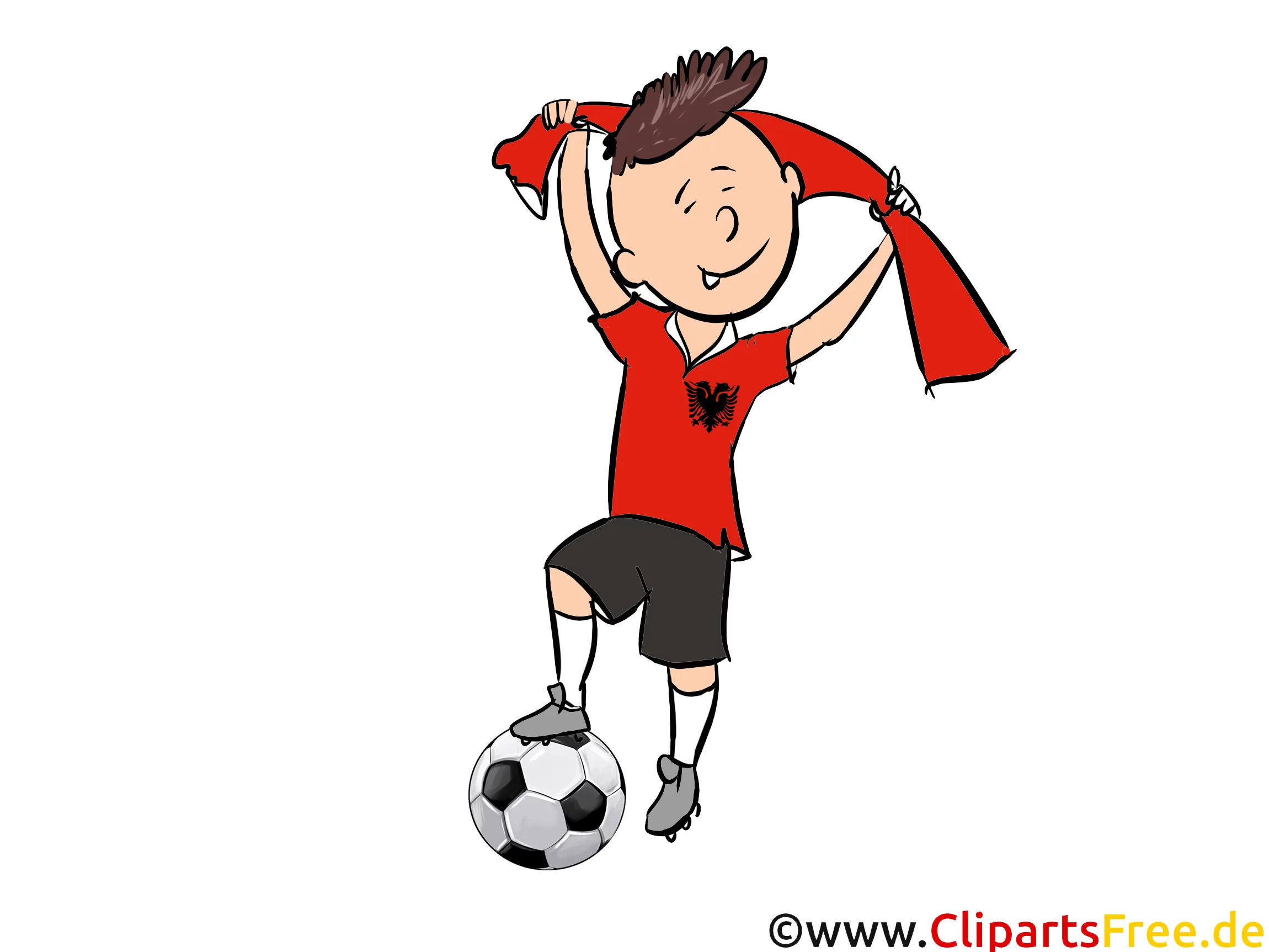 Fussball Grafik Fussballspieler