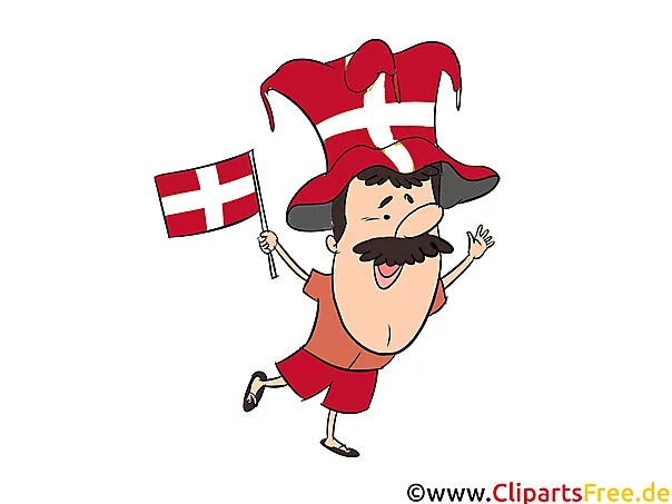 Dänemark Unabhängigkeit Bild, Clipart