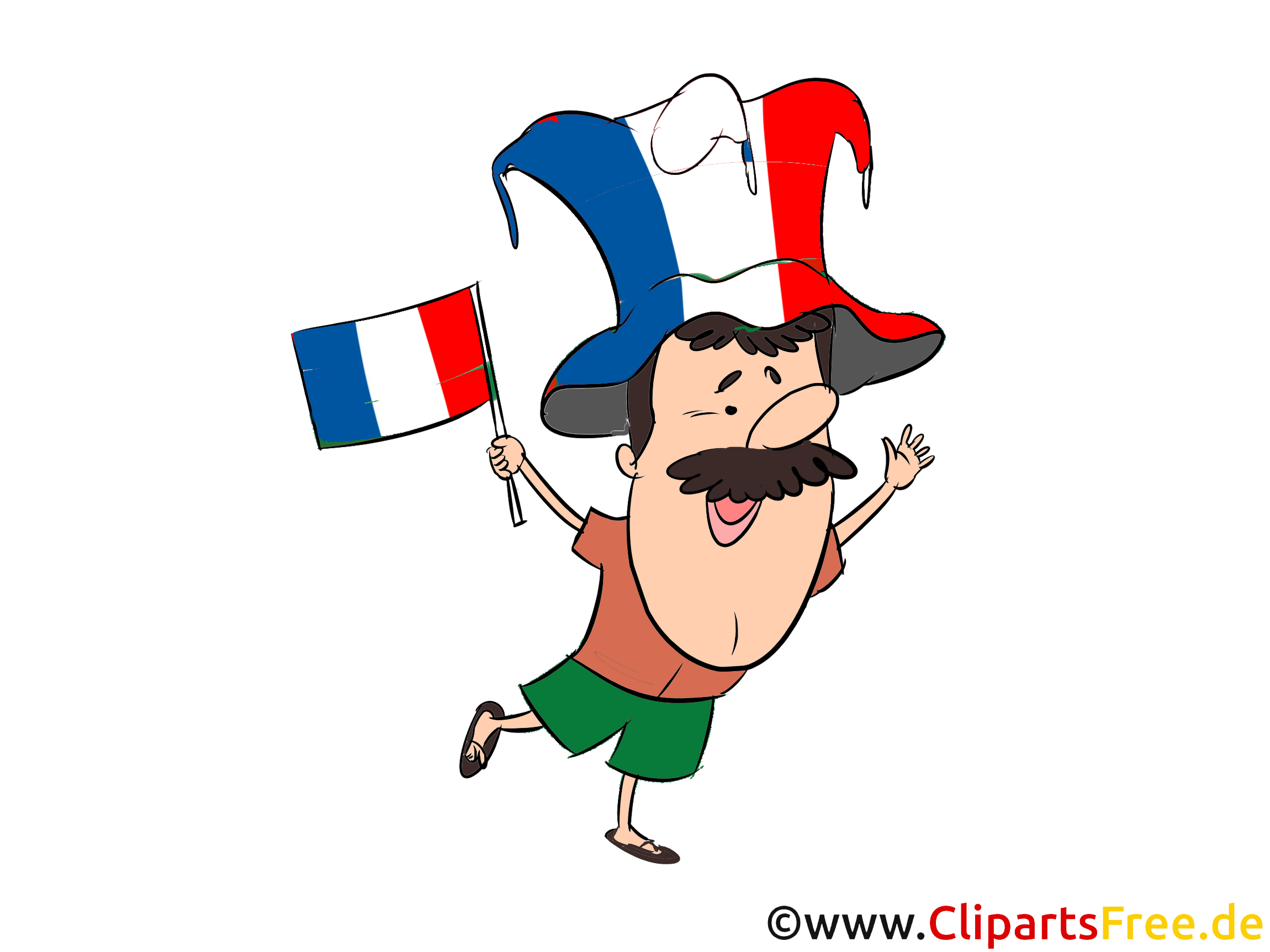Sport Clipart Frankreich Clipart-Grafik kostenlos