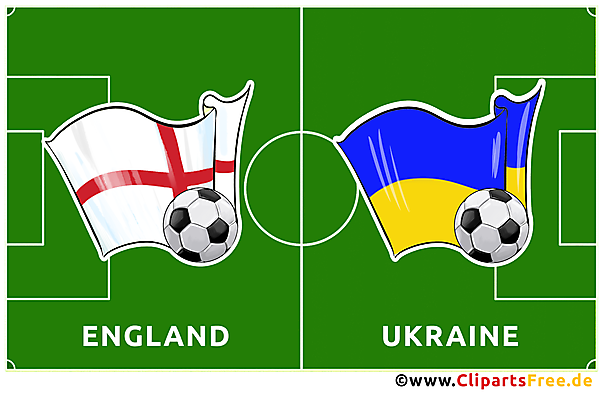 Fußballspiel England - Ukraine