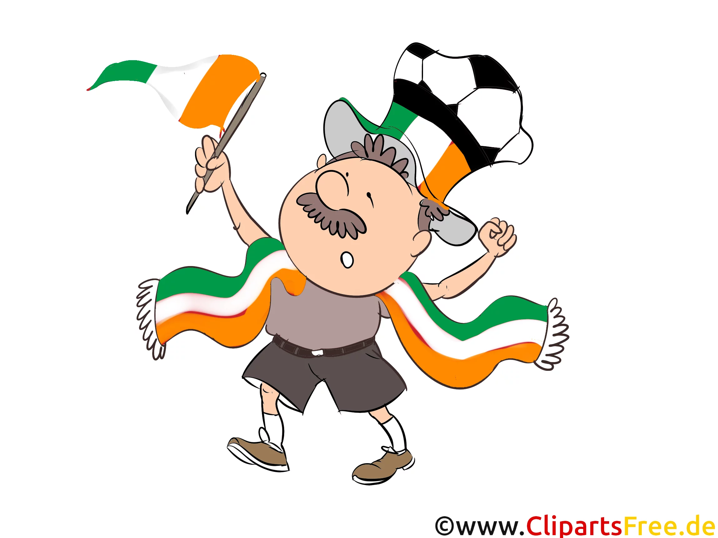 Fussball EM und WM Cliparts free