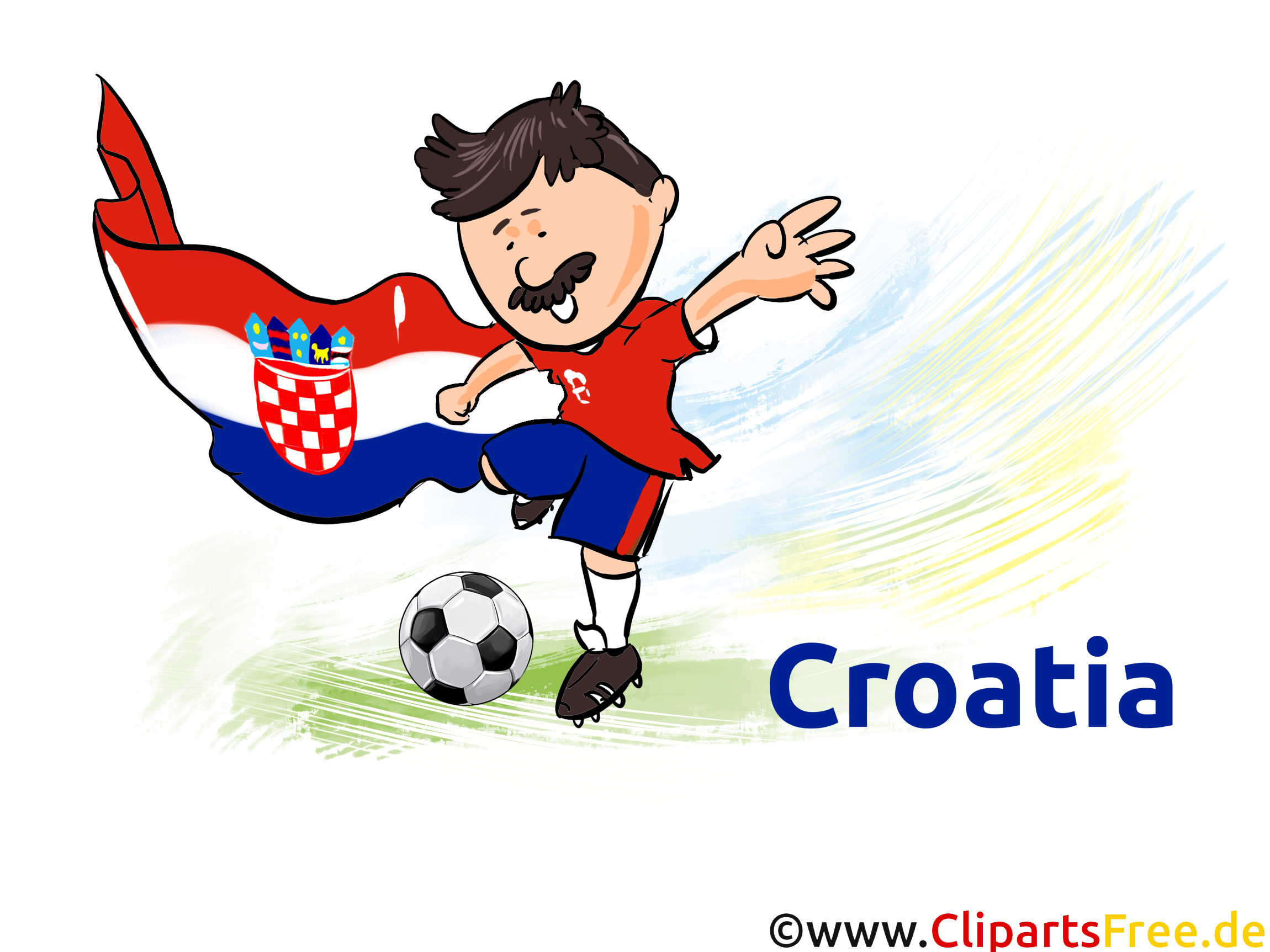 Bild Fussball Kroatien kostenlos