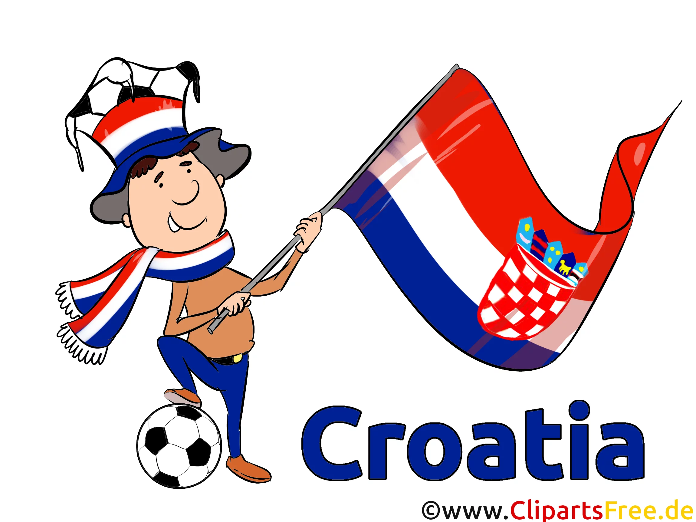 Fussball Clipart Kroatien