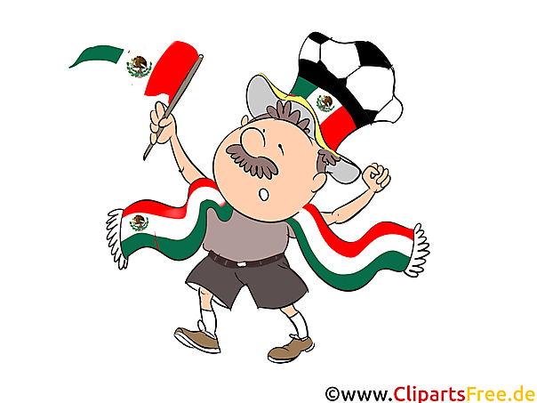 Mexikanischer Fussballfan