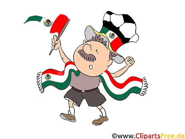Mexikanischer Fussballfan