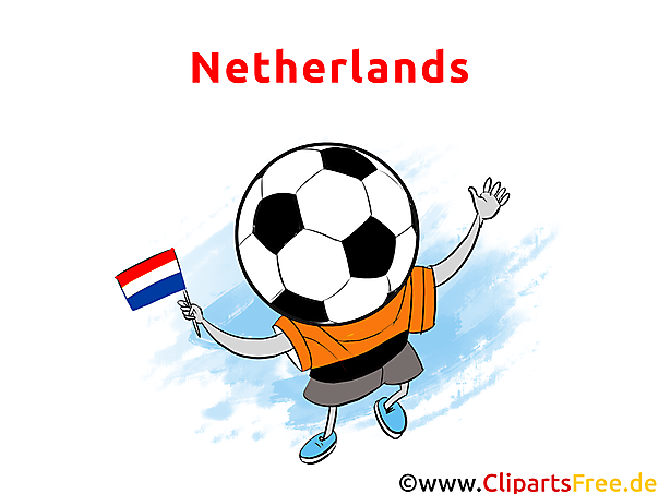 Fussball-Maskottchen Niderlande