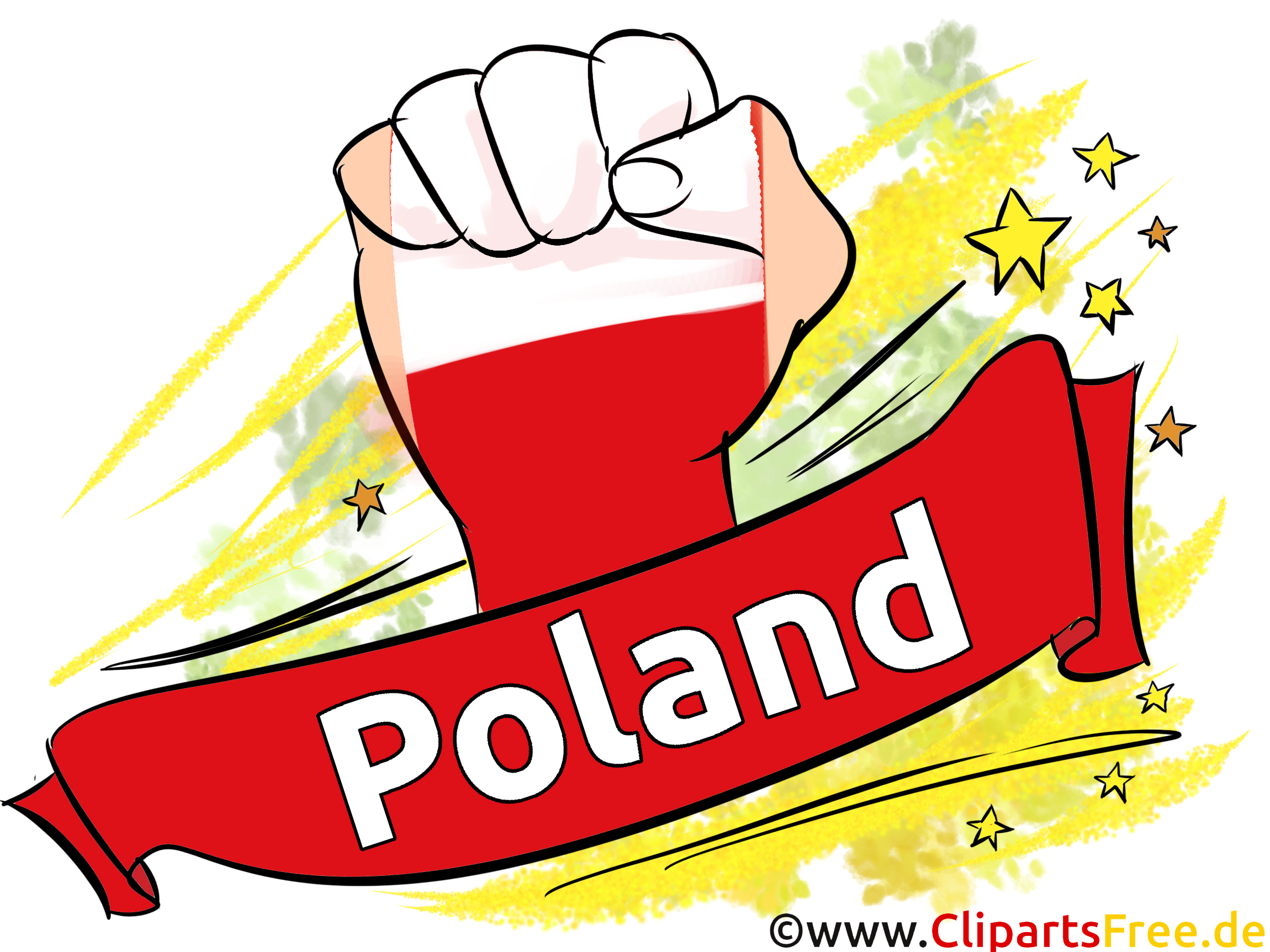 Poland Clip Art Sport free