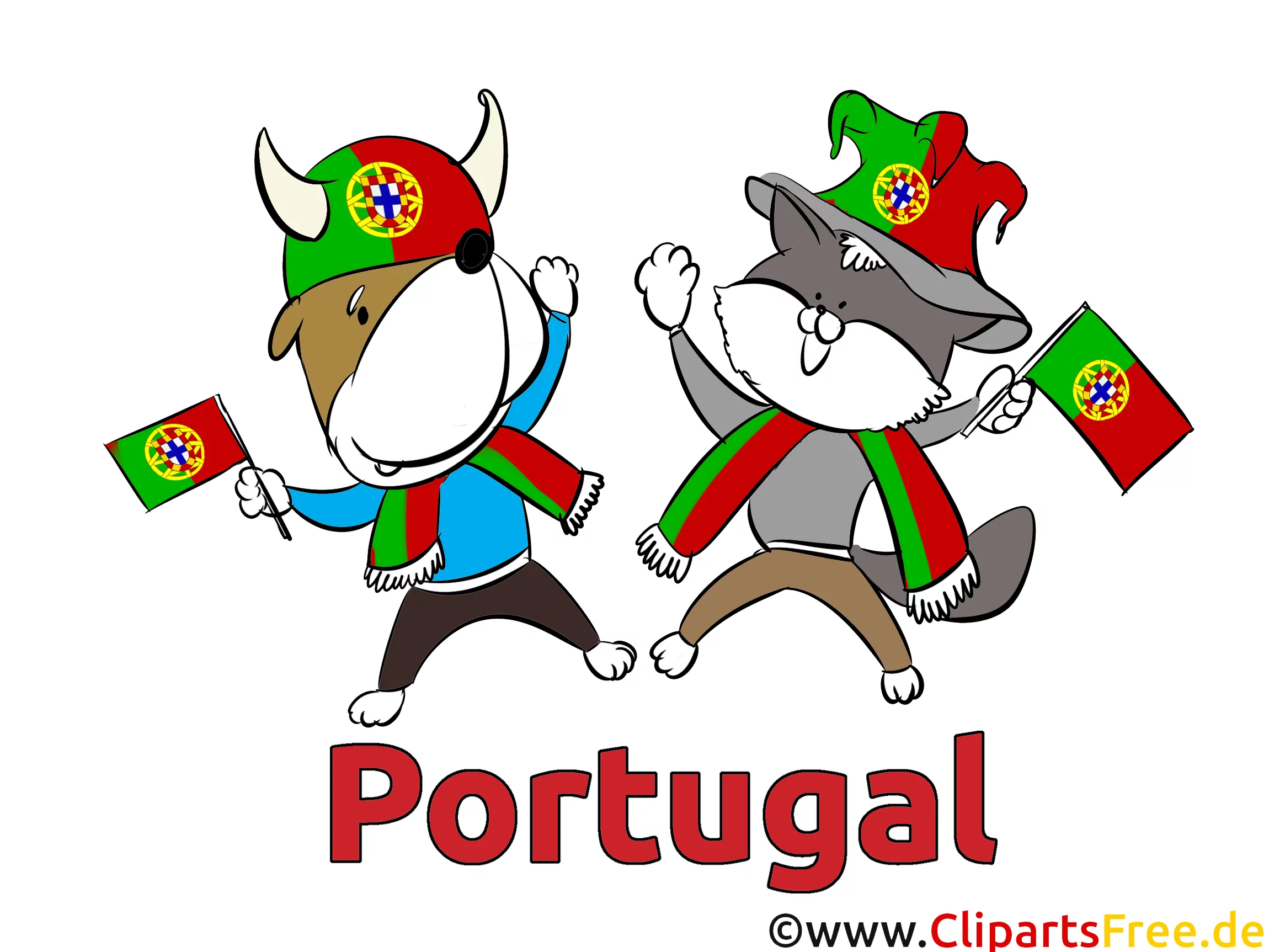 Fussballfans Portugal Fussball EM und WM Bilder