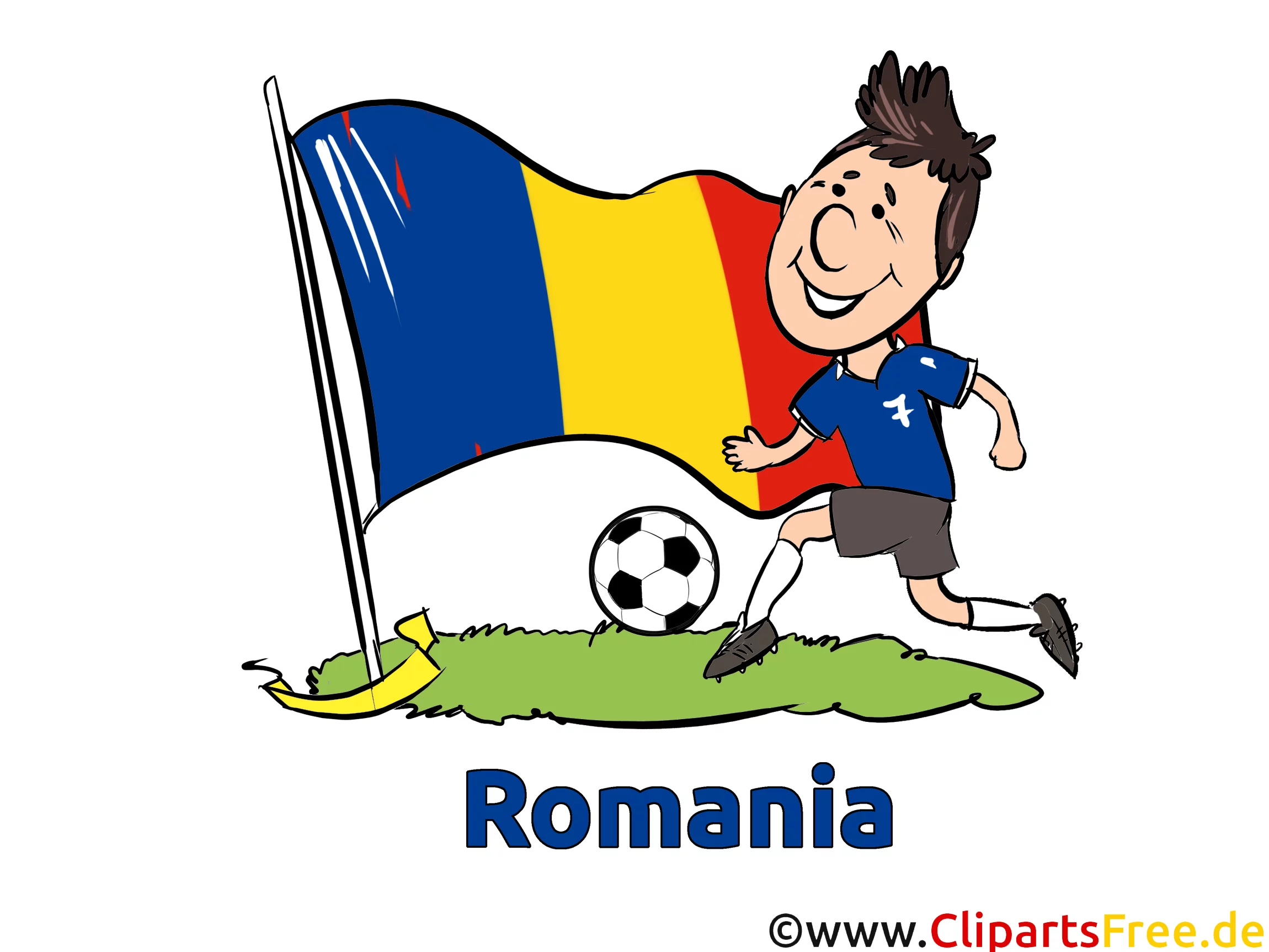 Fussball-Spieler Grafik, Bild, Illustration gratis