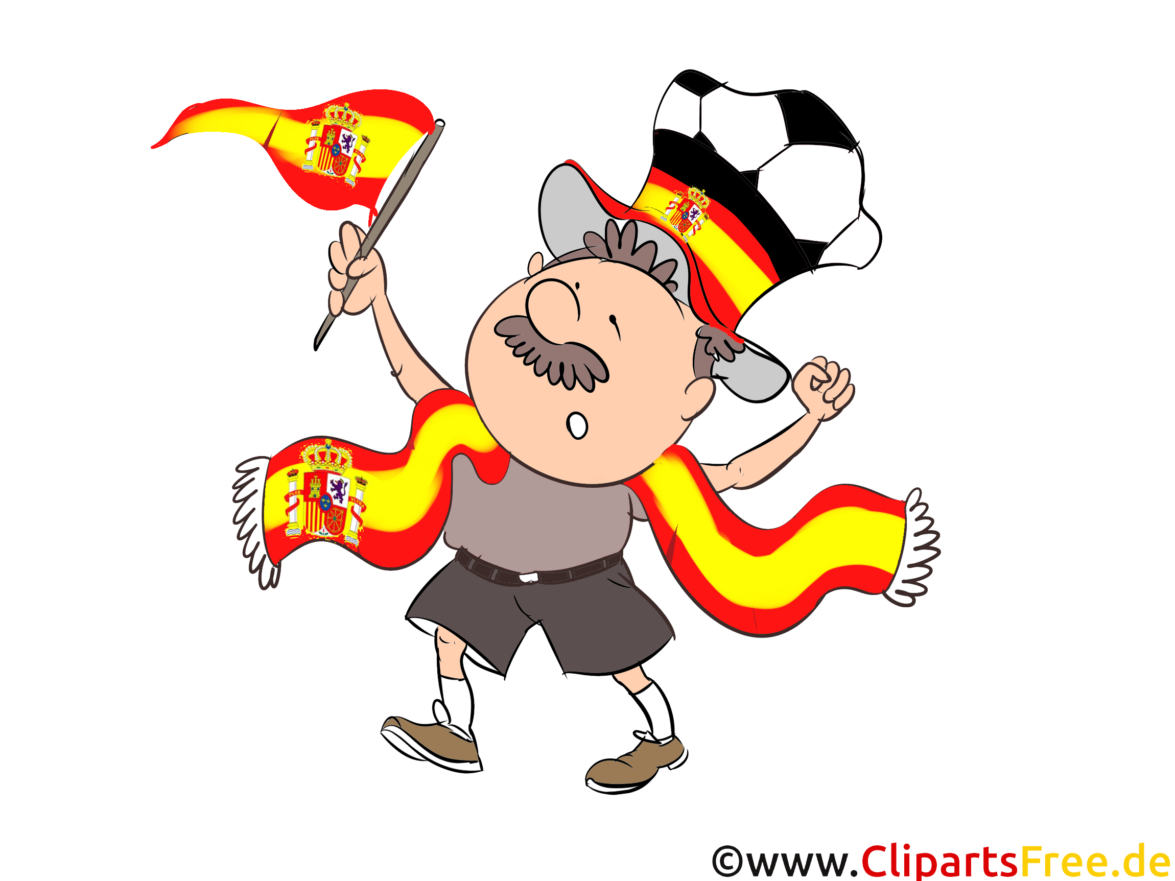 Fussball Bilder witzig zu EM und WM Spanien