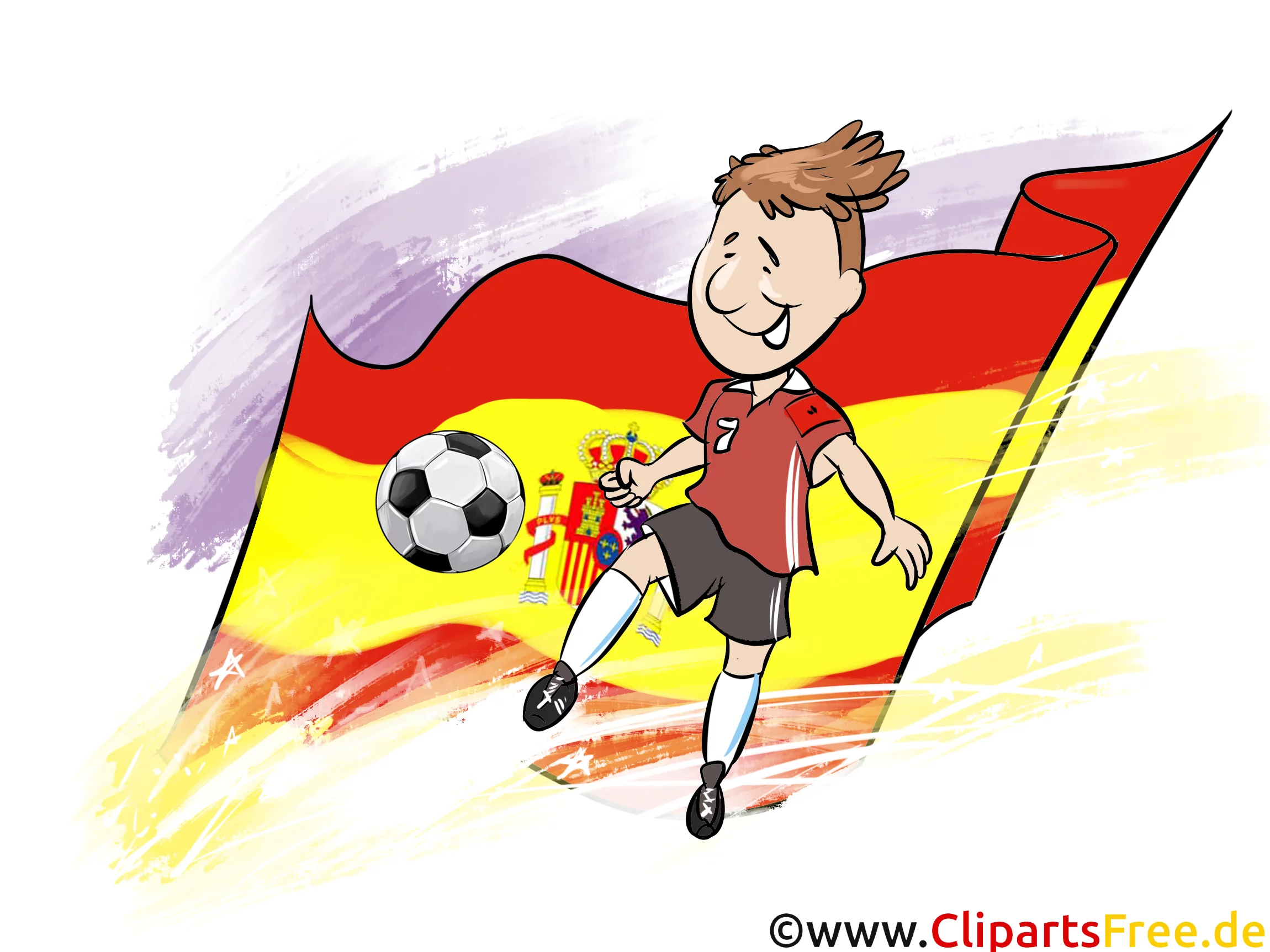 Fussballbild Spanien kostenlos