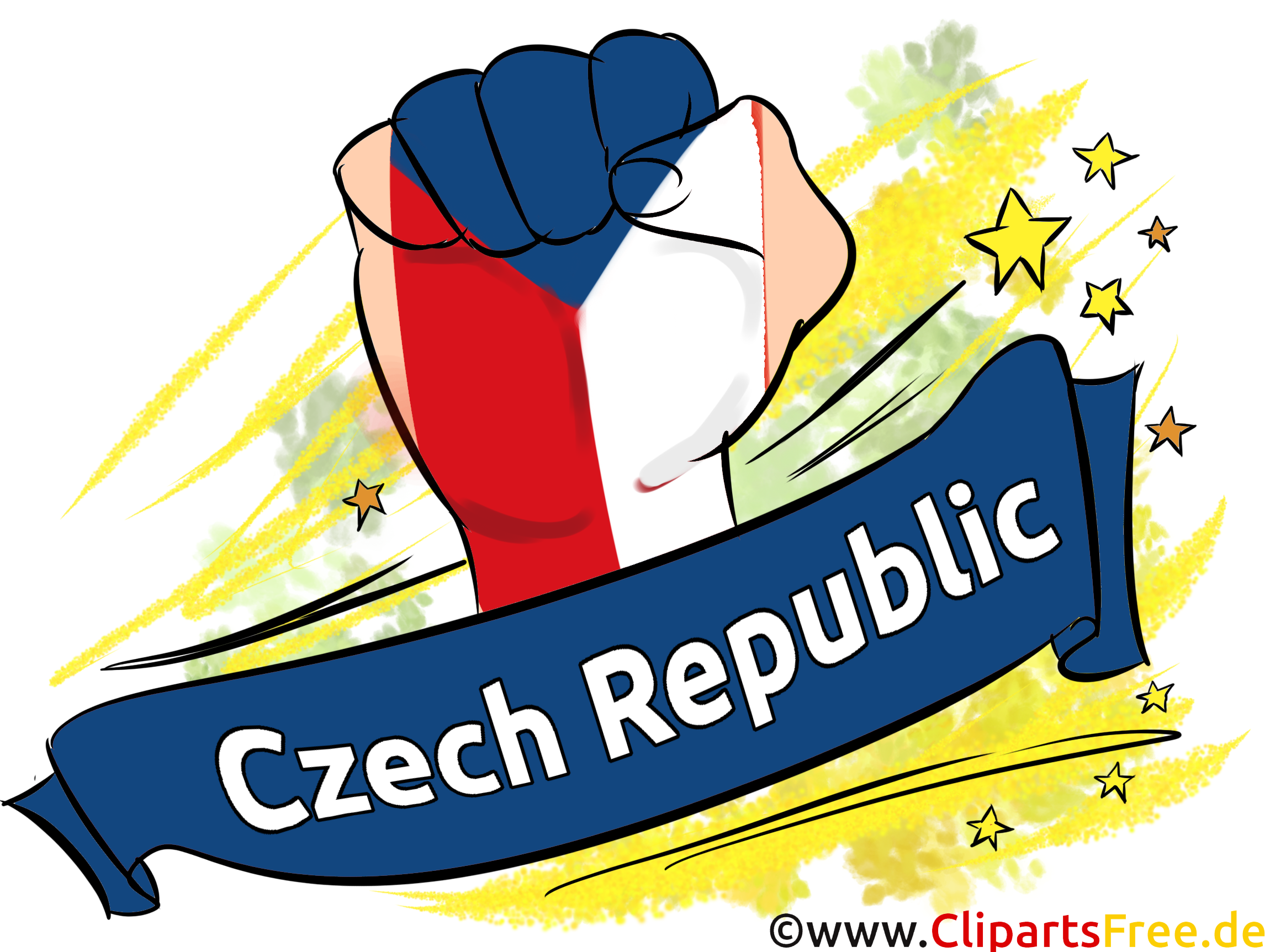 Tschechien Grafik, Bild, Illustration gratis