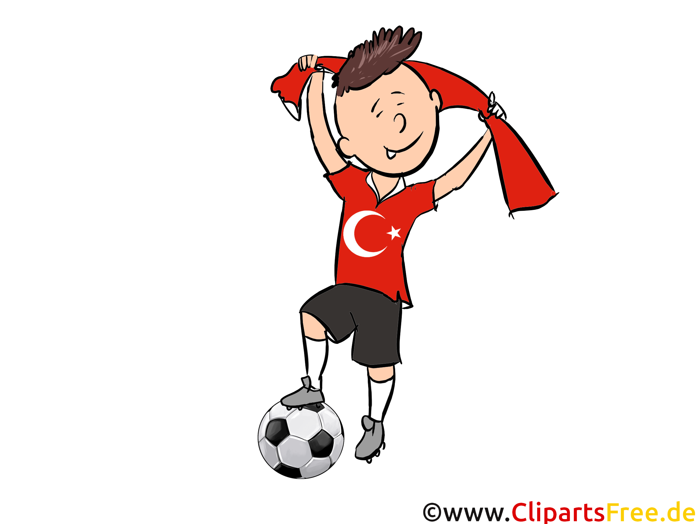 Kinderfussball Türkei Bild, Clipart gratis