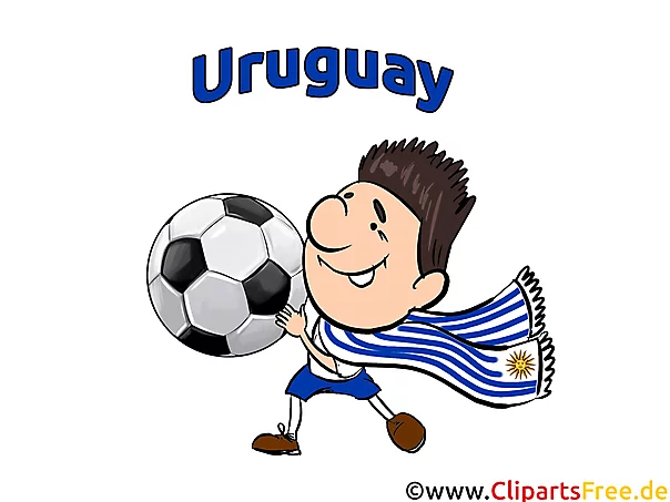 Cartoon Fussballer