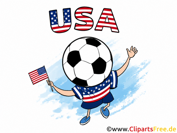 USA Fussball-Weltmeisterschaft Clipart kostenlos