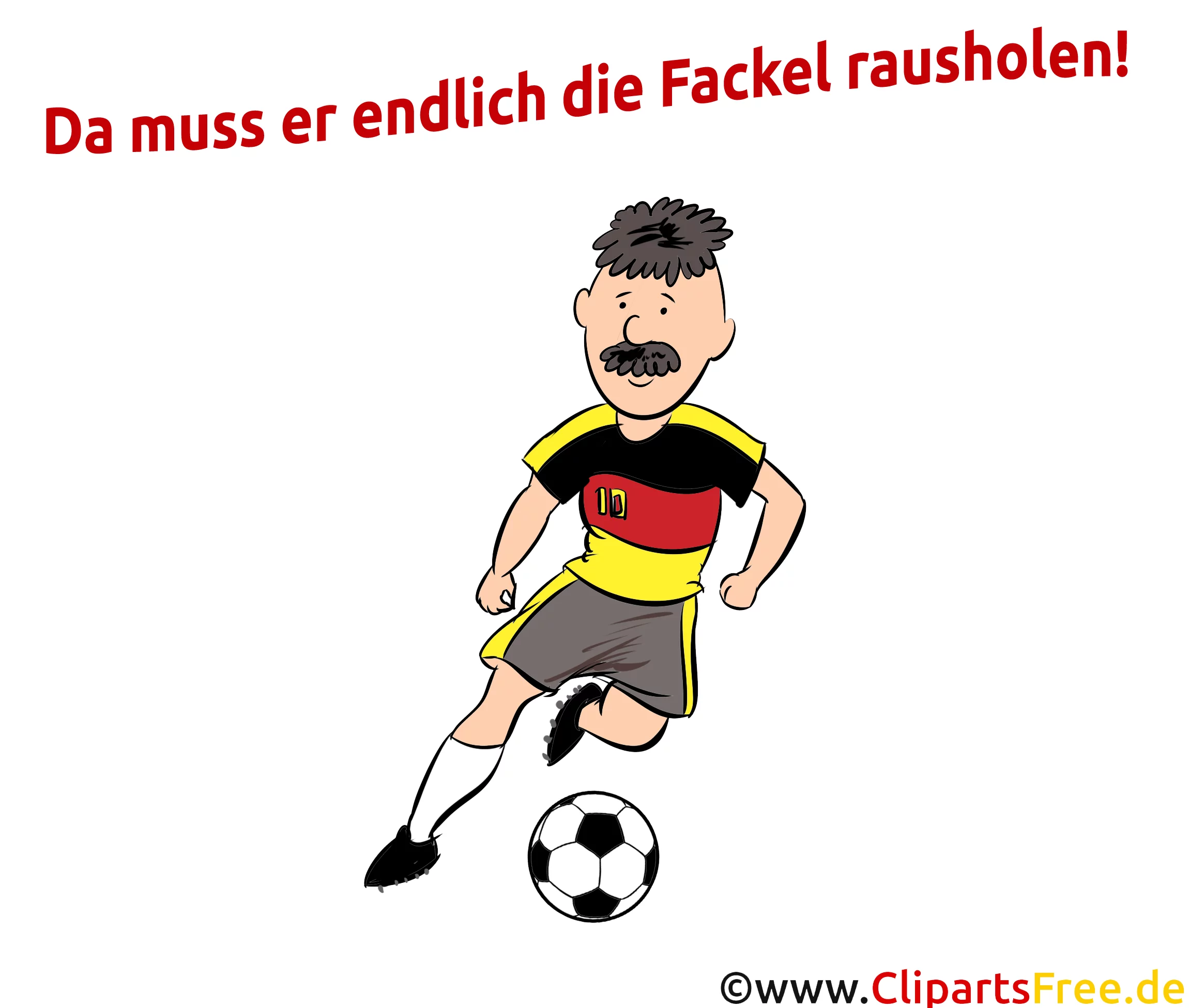 Fußballbilder zu WM und EM - SPort Clipart
