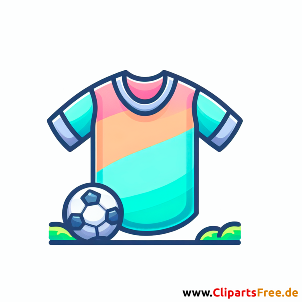 Fußballtrikot Clipart - Bilder zum Thema Fußball