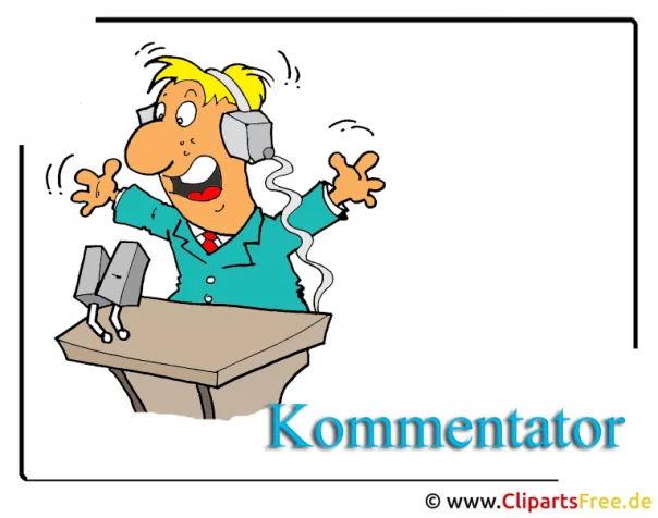 Sport Clipart free -Sport Kommentator