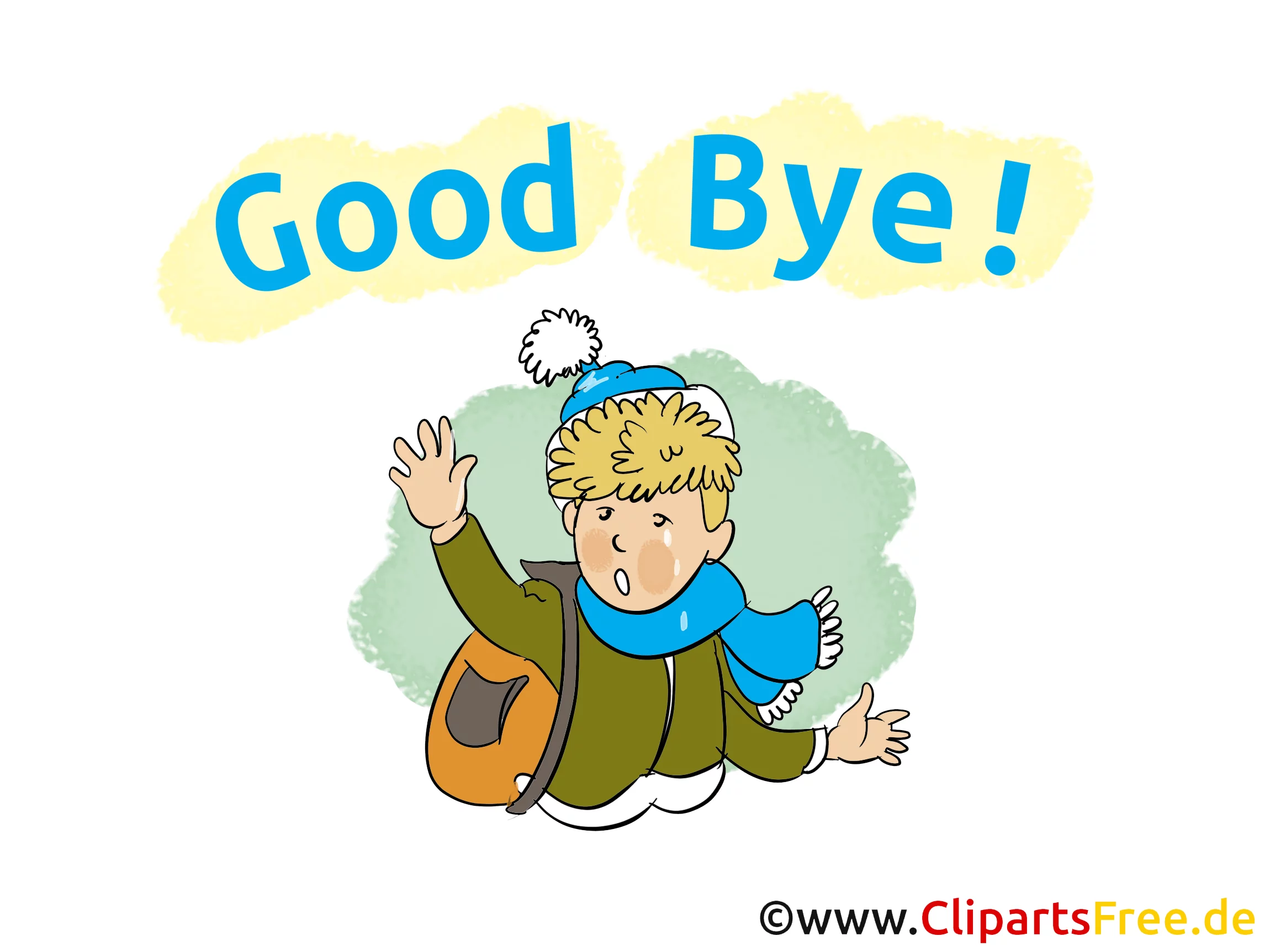 Good Bye Clip Art, Image, Picture
