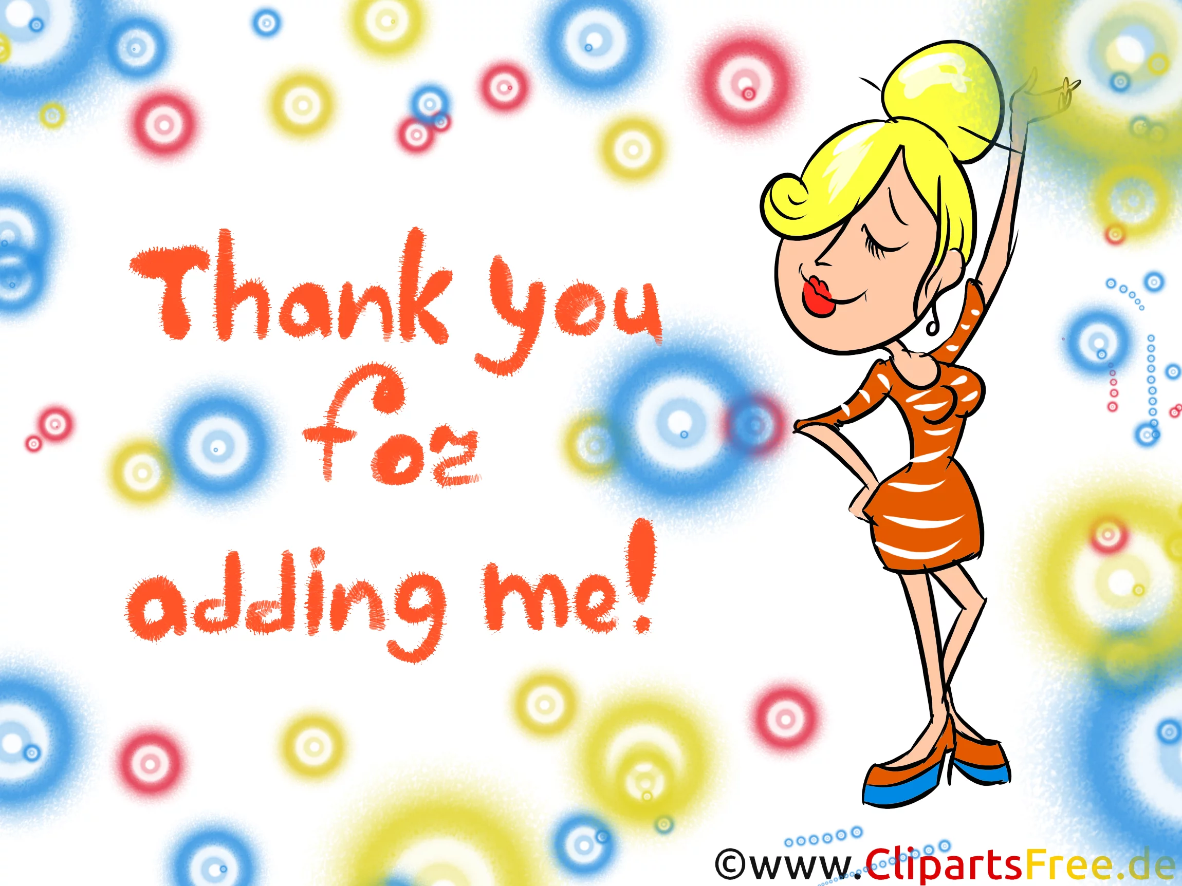Twitter Bilder - Thank you for adding me für soziale Netzwerke